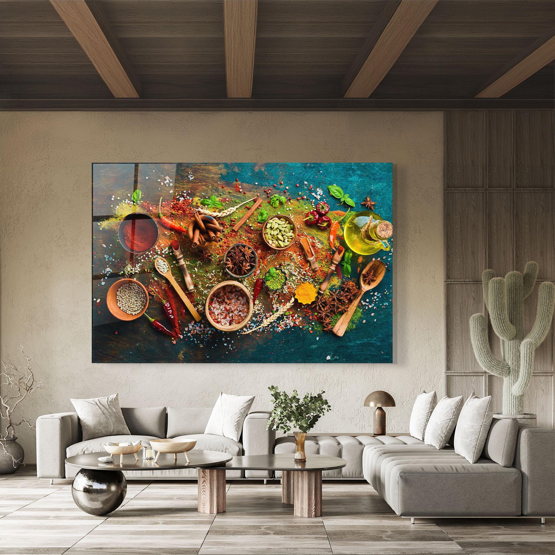 Tablou Sticla Seasonings Mix mockup 8