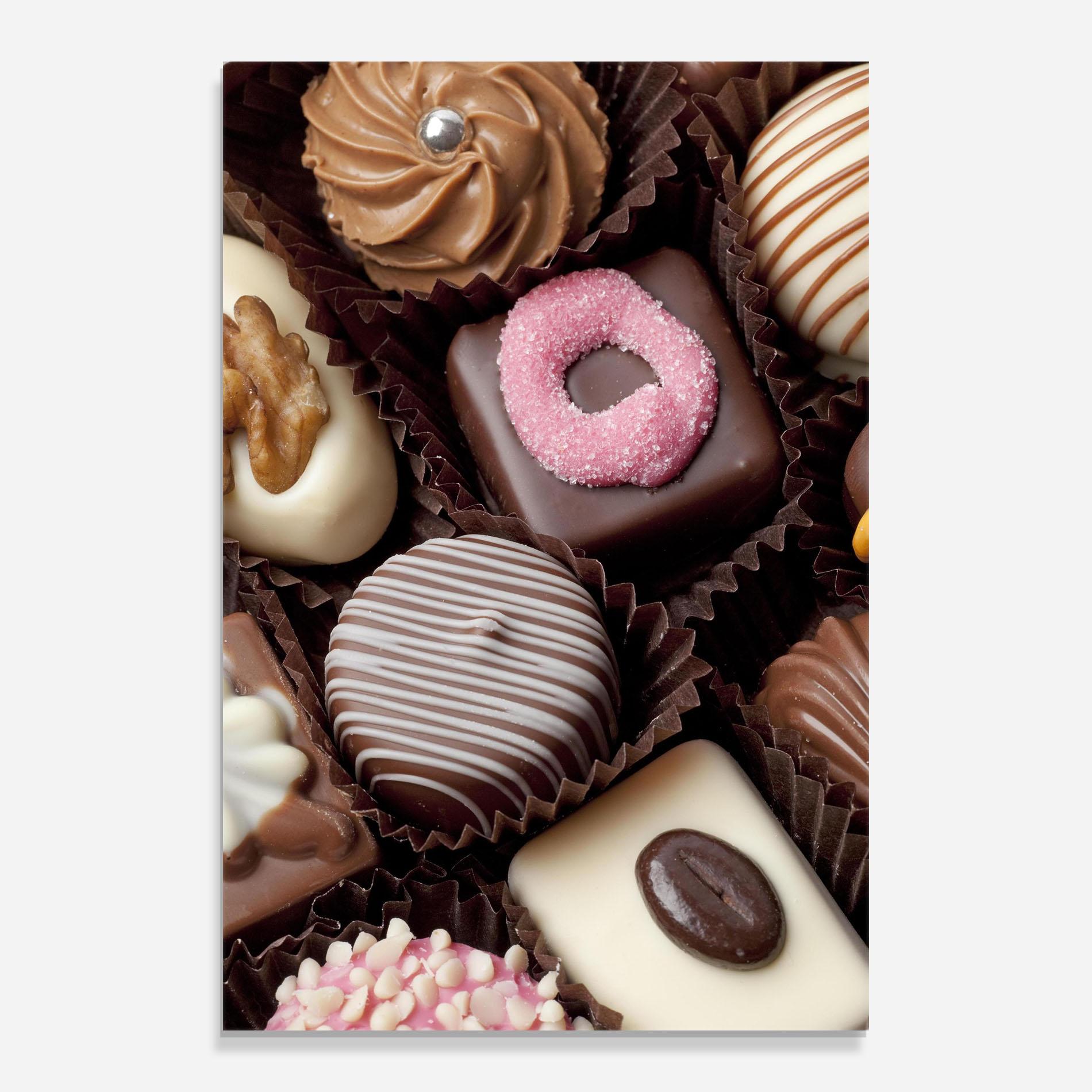 Tablou Sticla Chocolate Bonbons mockup 0