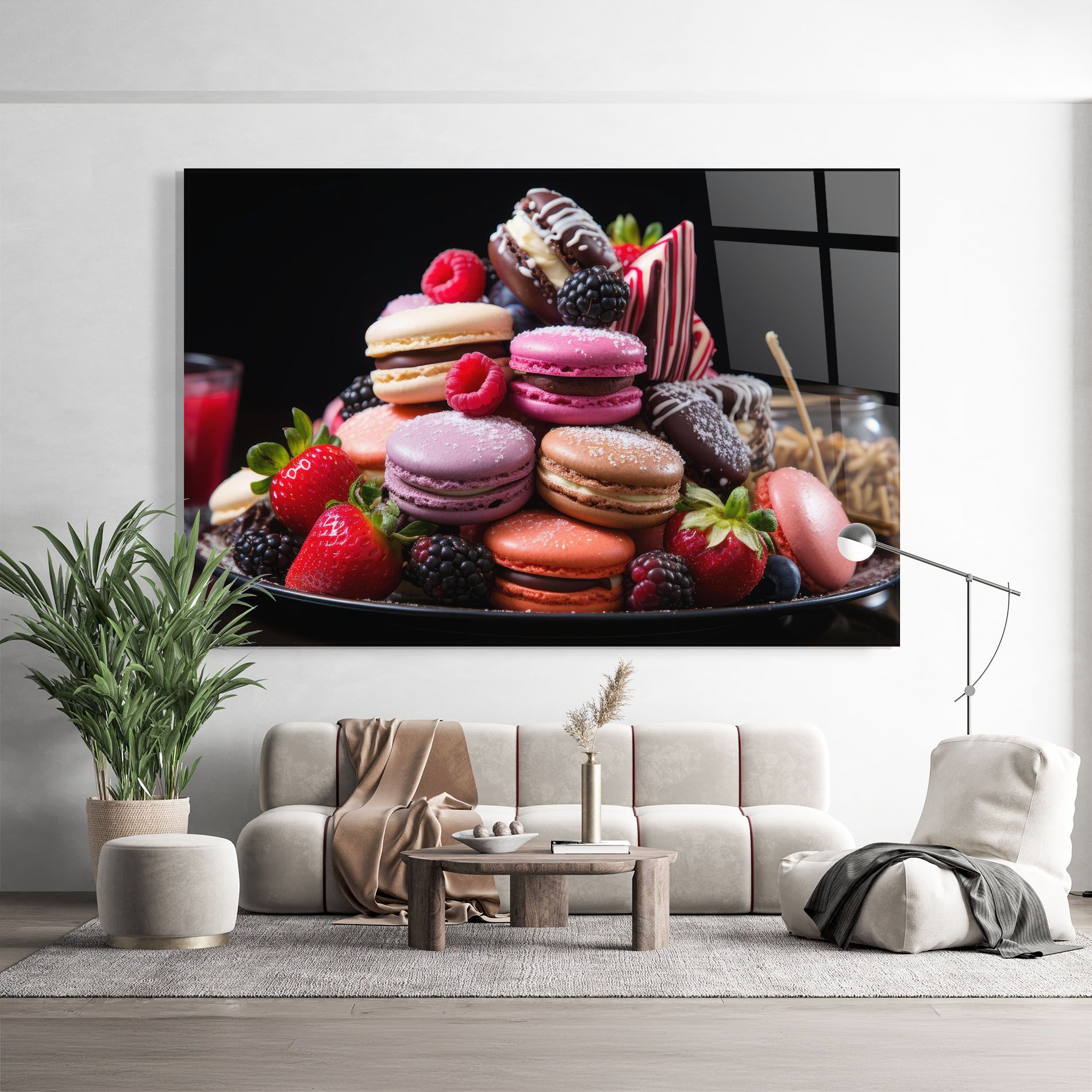 Berries Macarons mockup 9