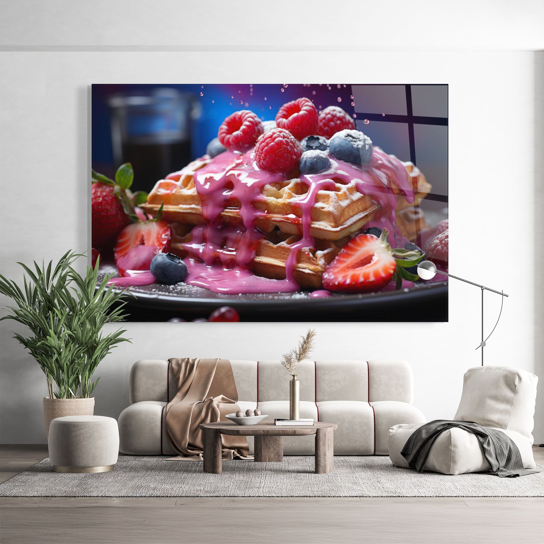 Berries Waffles mockup 9