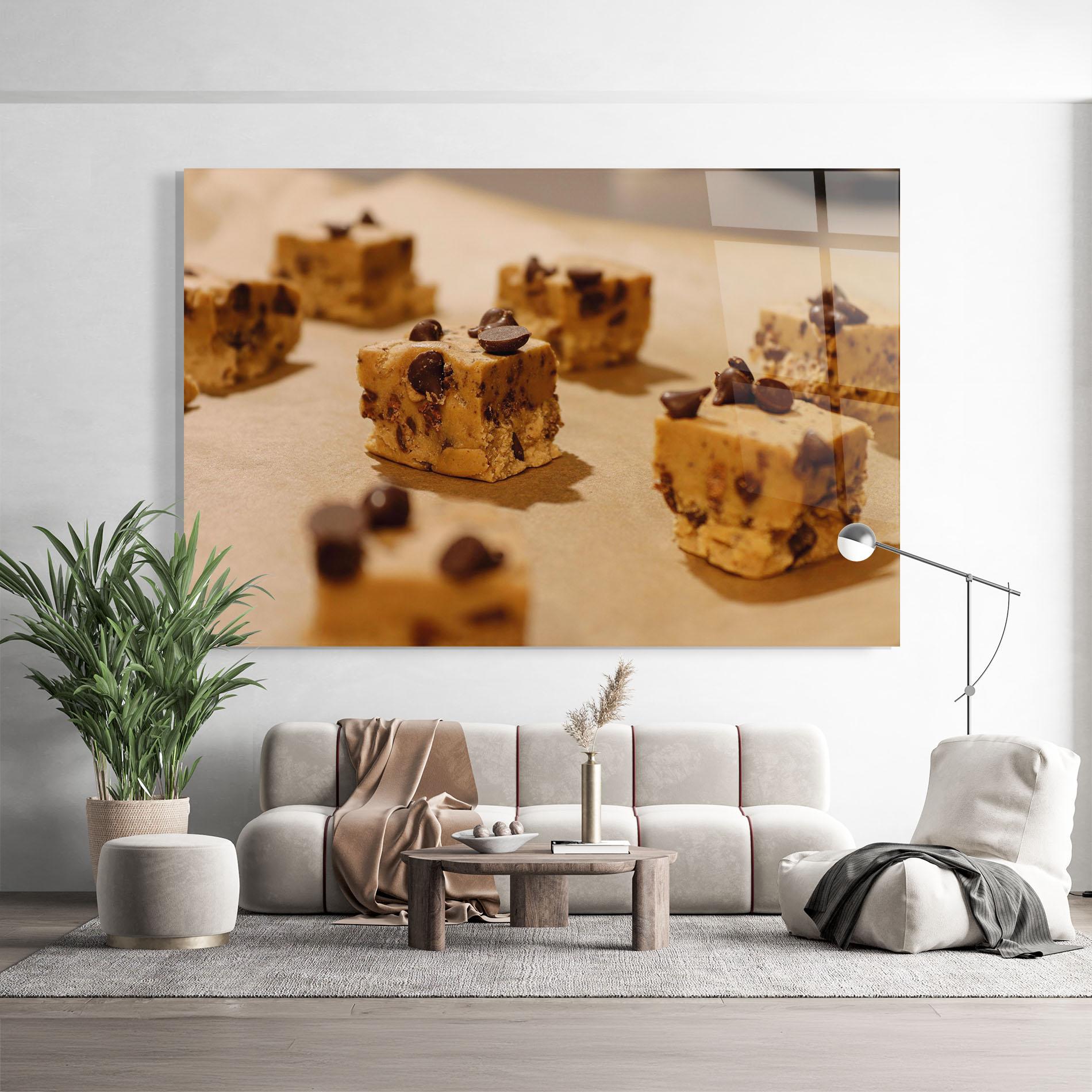 Tablou Sticla Caramel Cake mockup 9