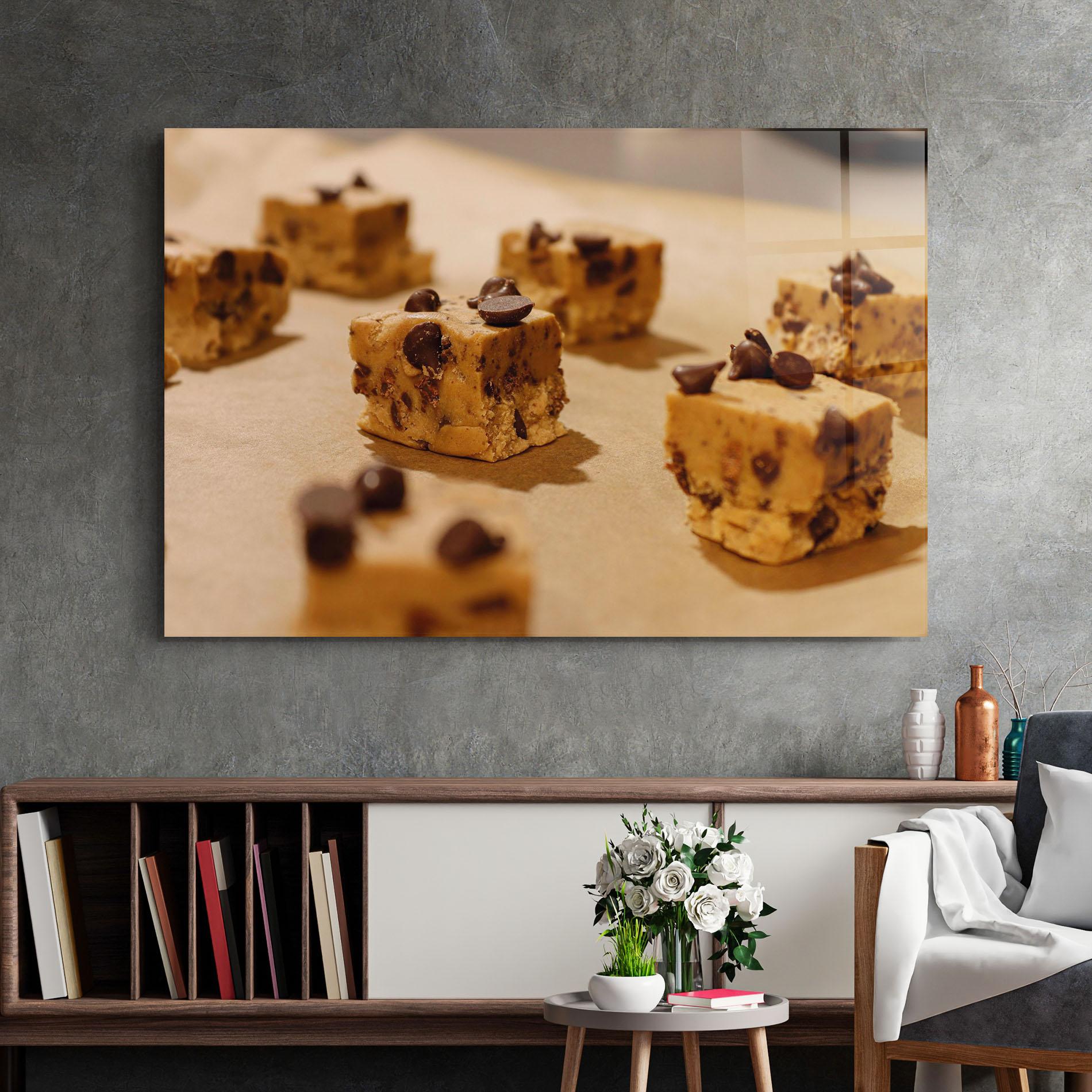 Tablou Sticla Caramel Cake mockup 2