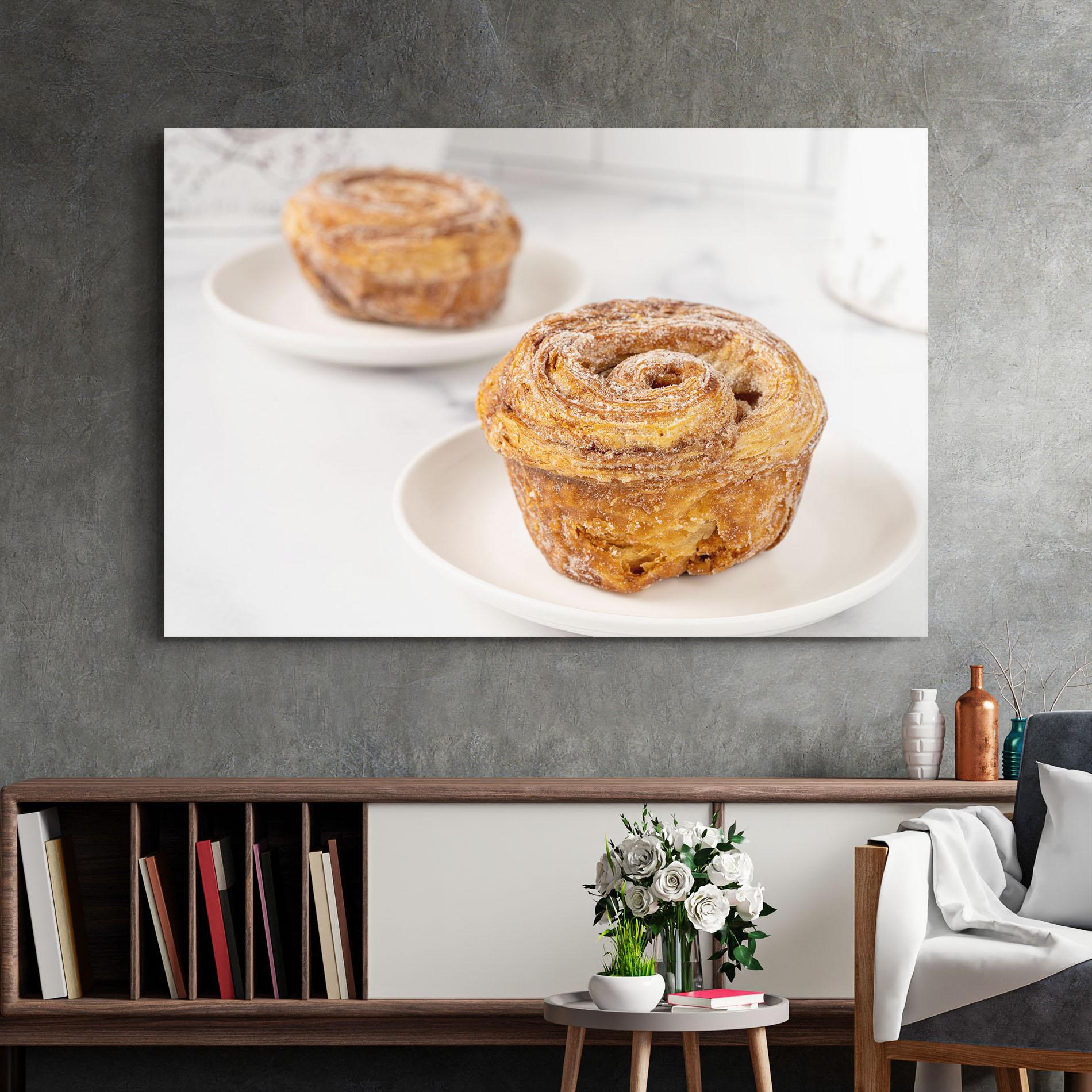 Tablou Sticla Cinnamon Roll mockup 2