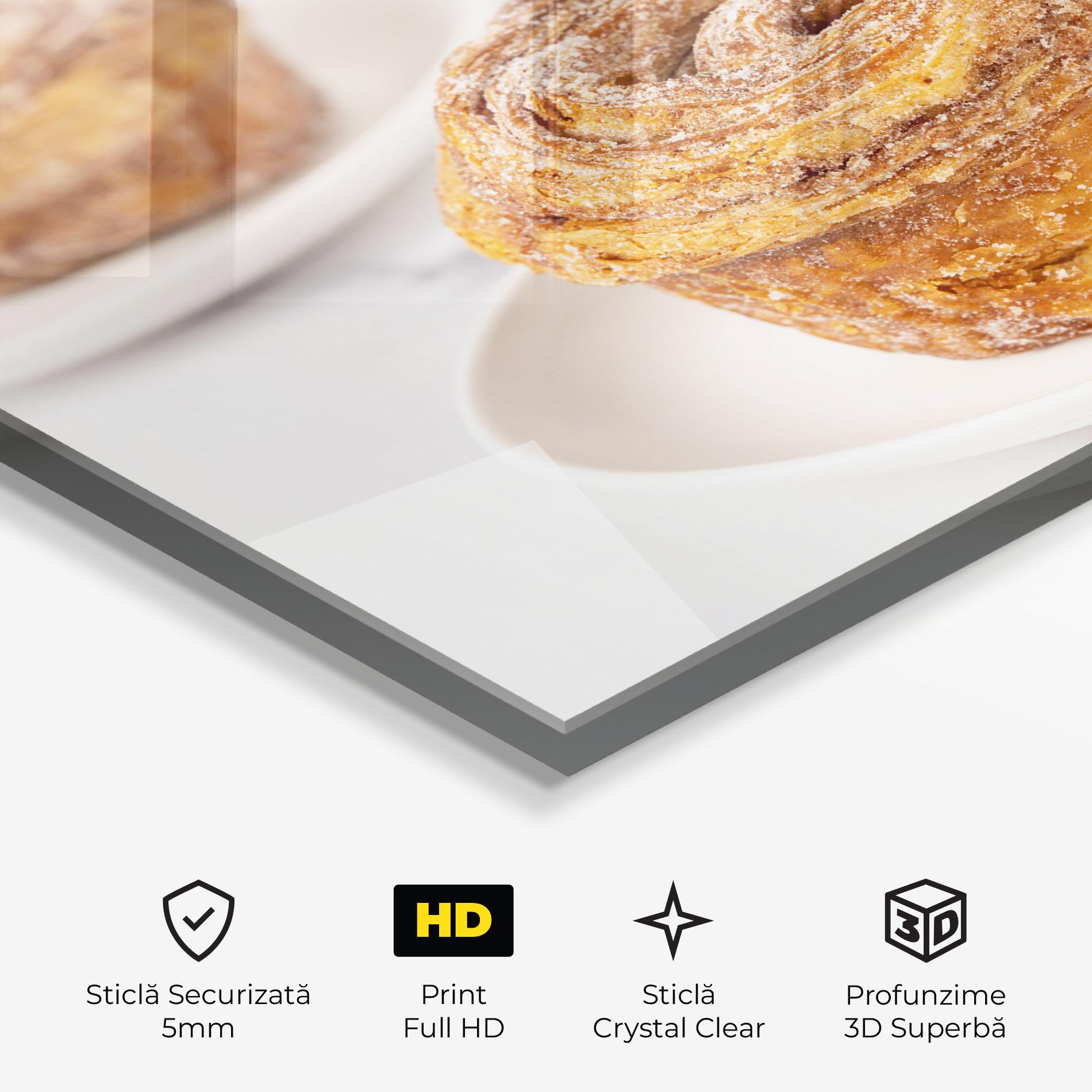 Tablou Sticla Cinnamon Roll mockup 3