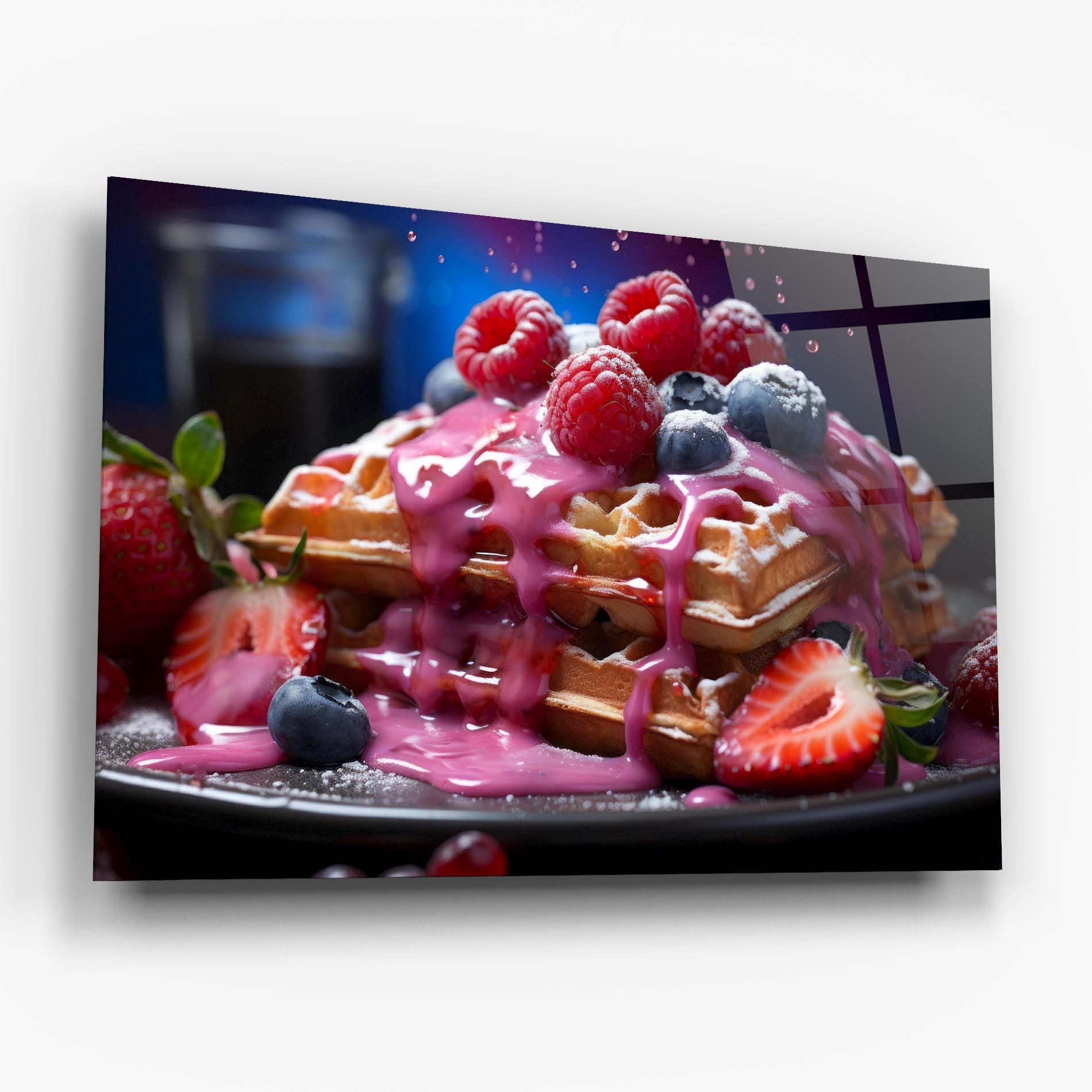 Berries Waffles mockup 6