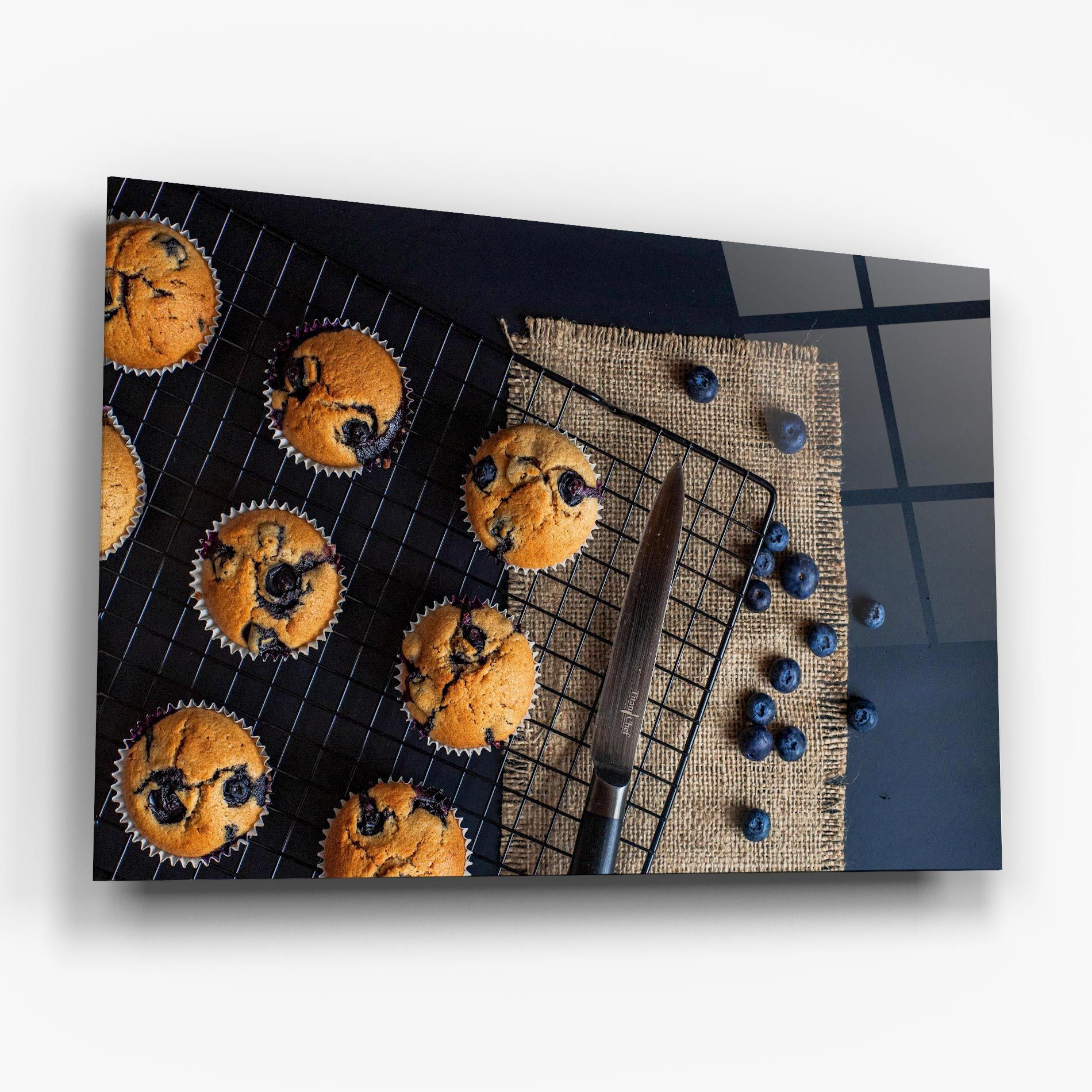 Blueberry Muffins Dessert mockup 6