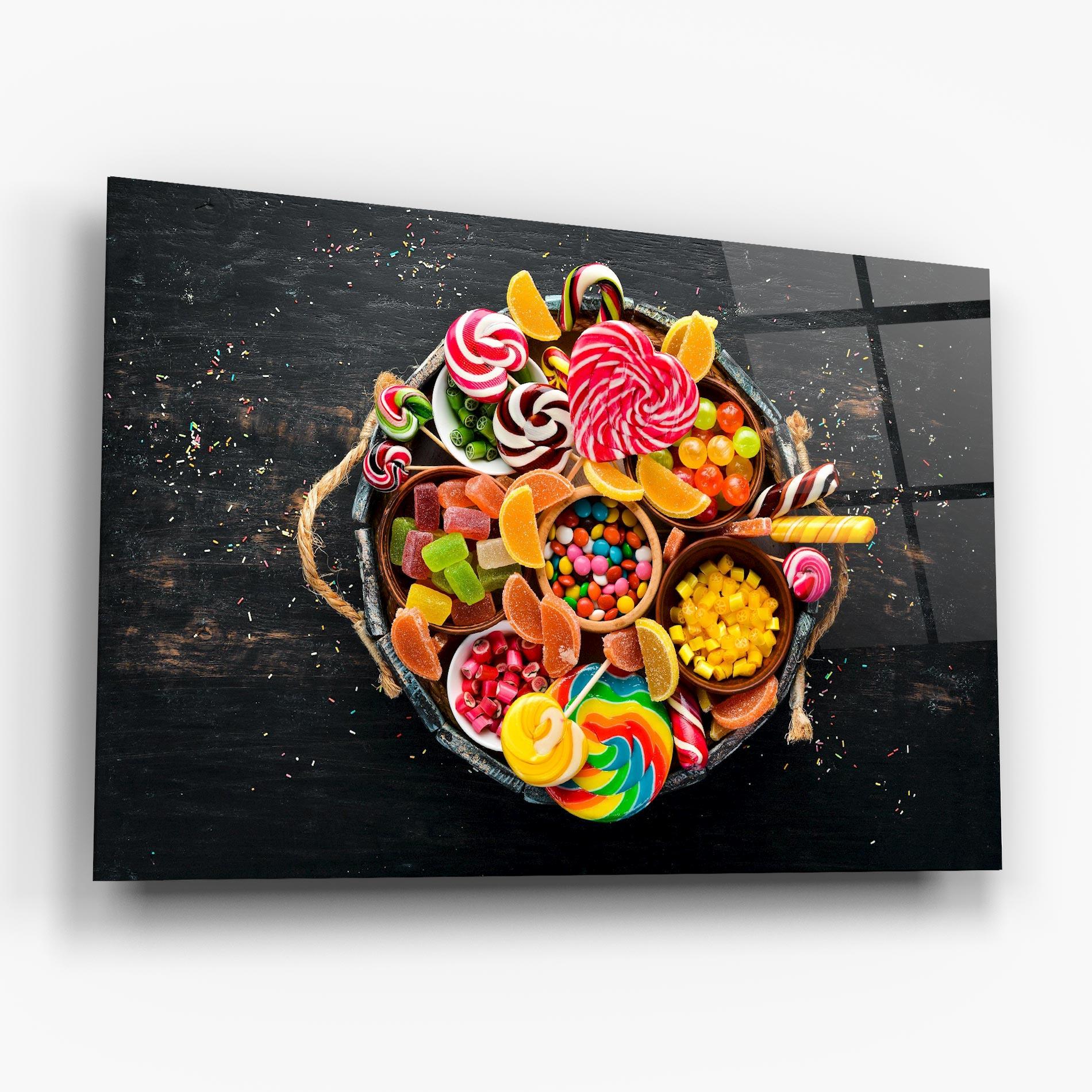 Tablou Sticla Colorful Sweets mockup 6