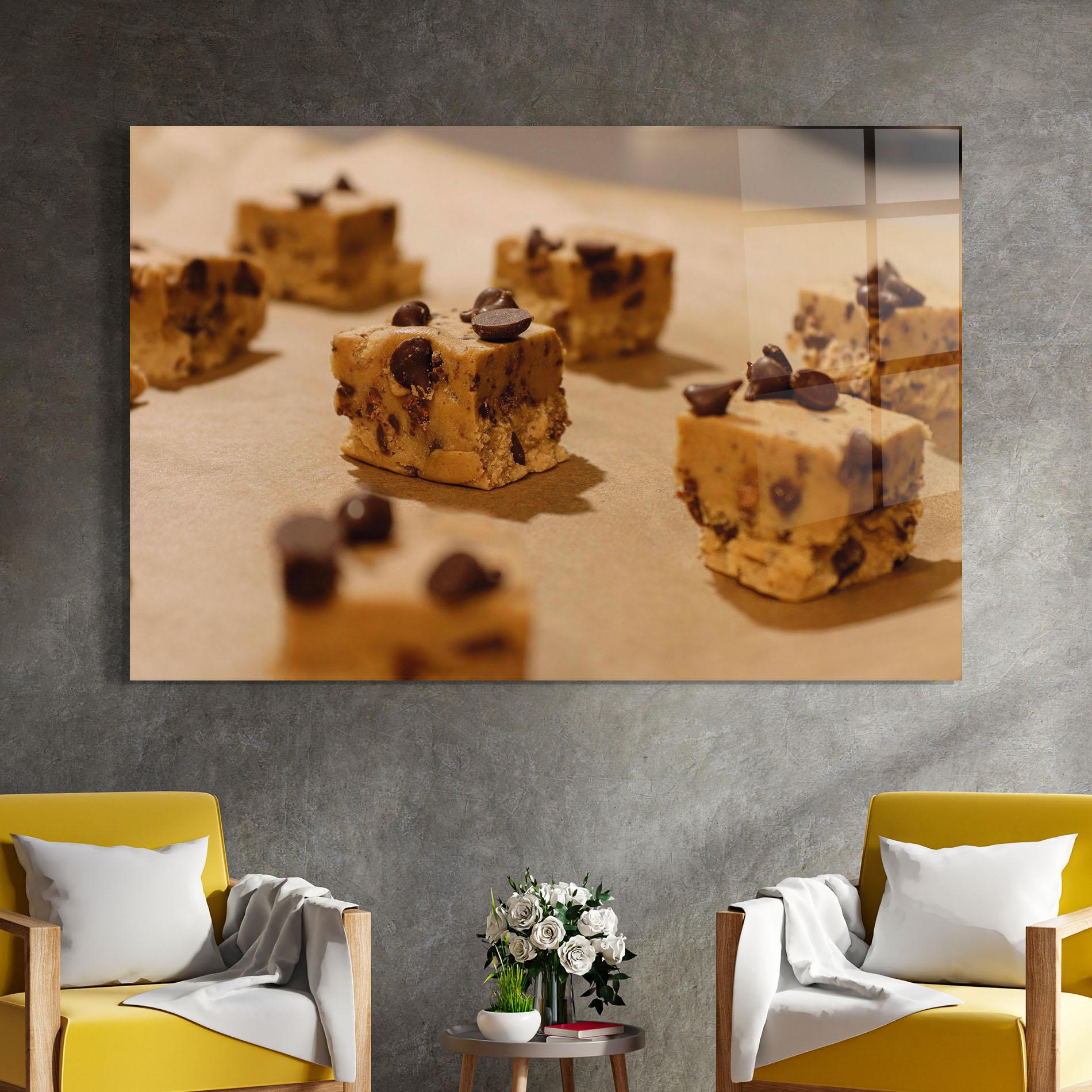 Tablou Sticla Caramel Cake mockup 4