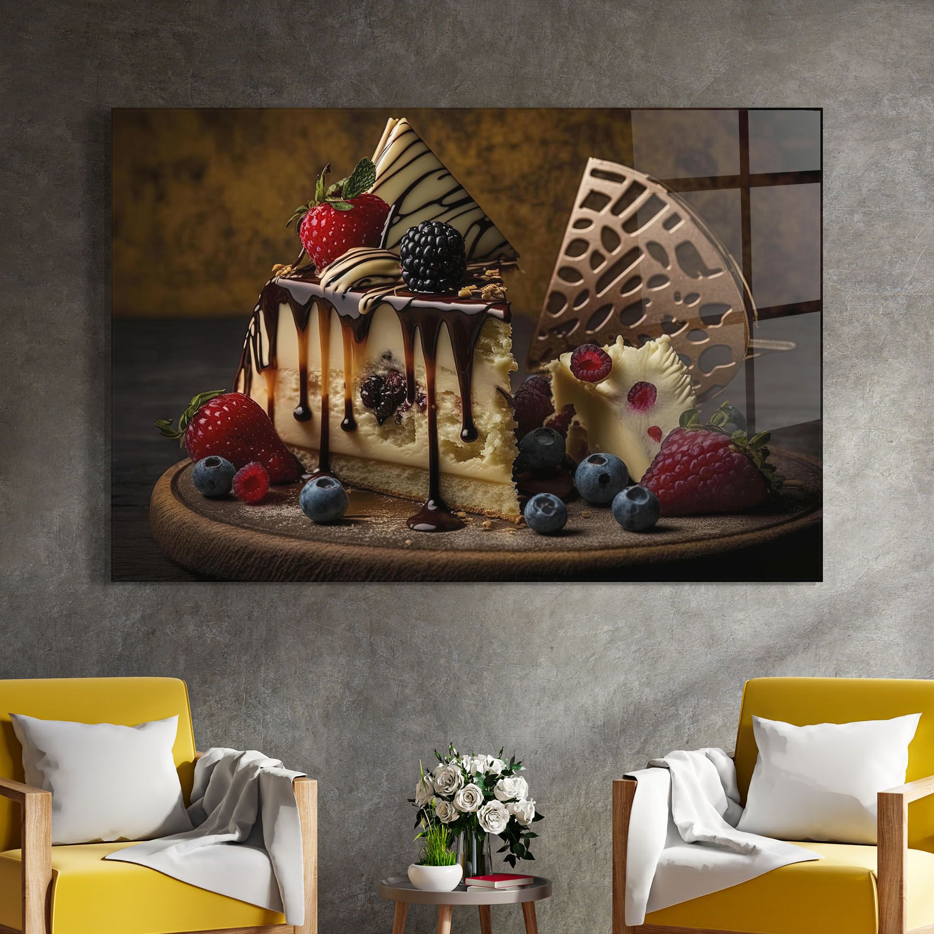 Cheesecake Chocolate mockup 4