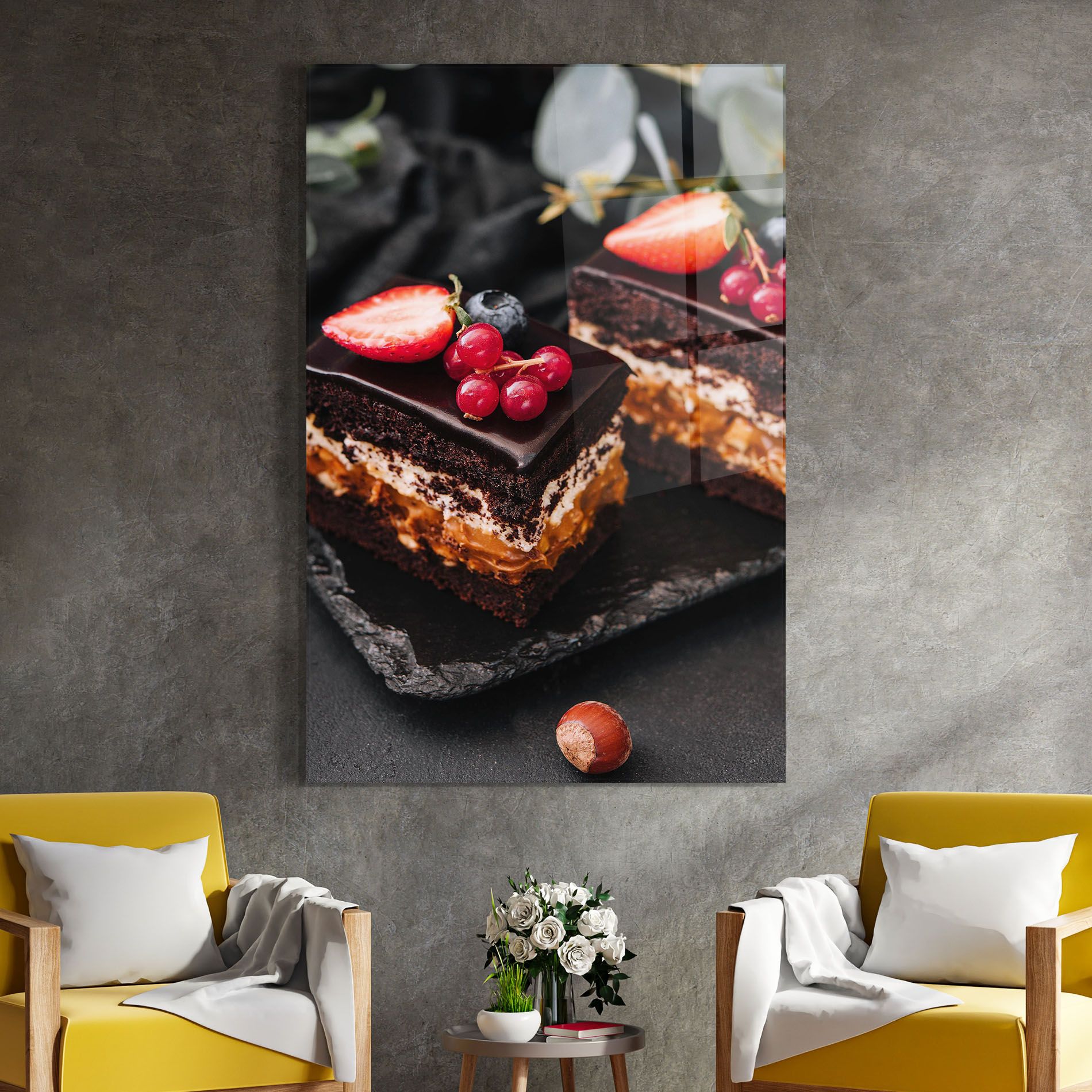 Chocolate Berries Cake mockup 4