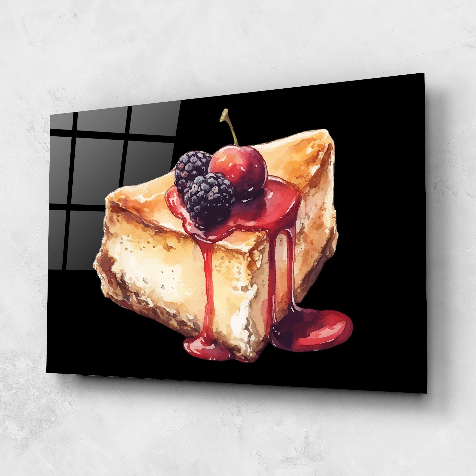 Tablou Sticla Berries Pie mockup 1