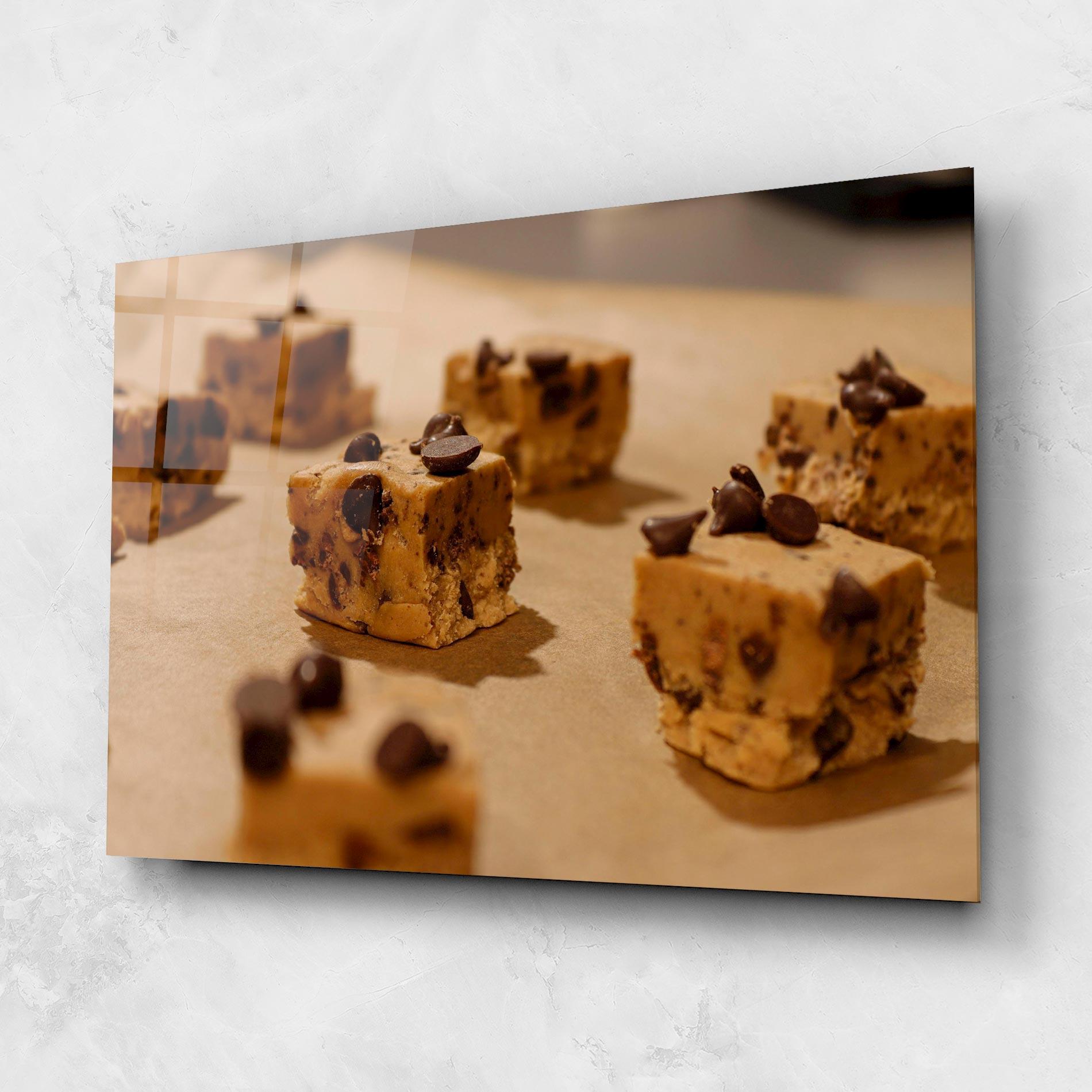 Tablou Sticla Caramel Cake mockup 1