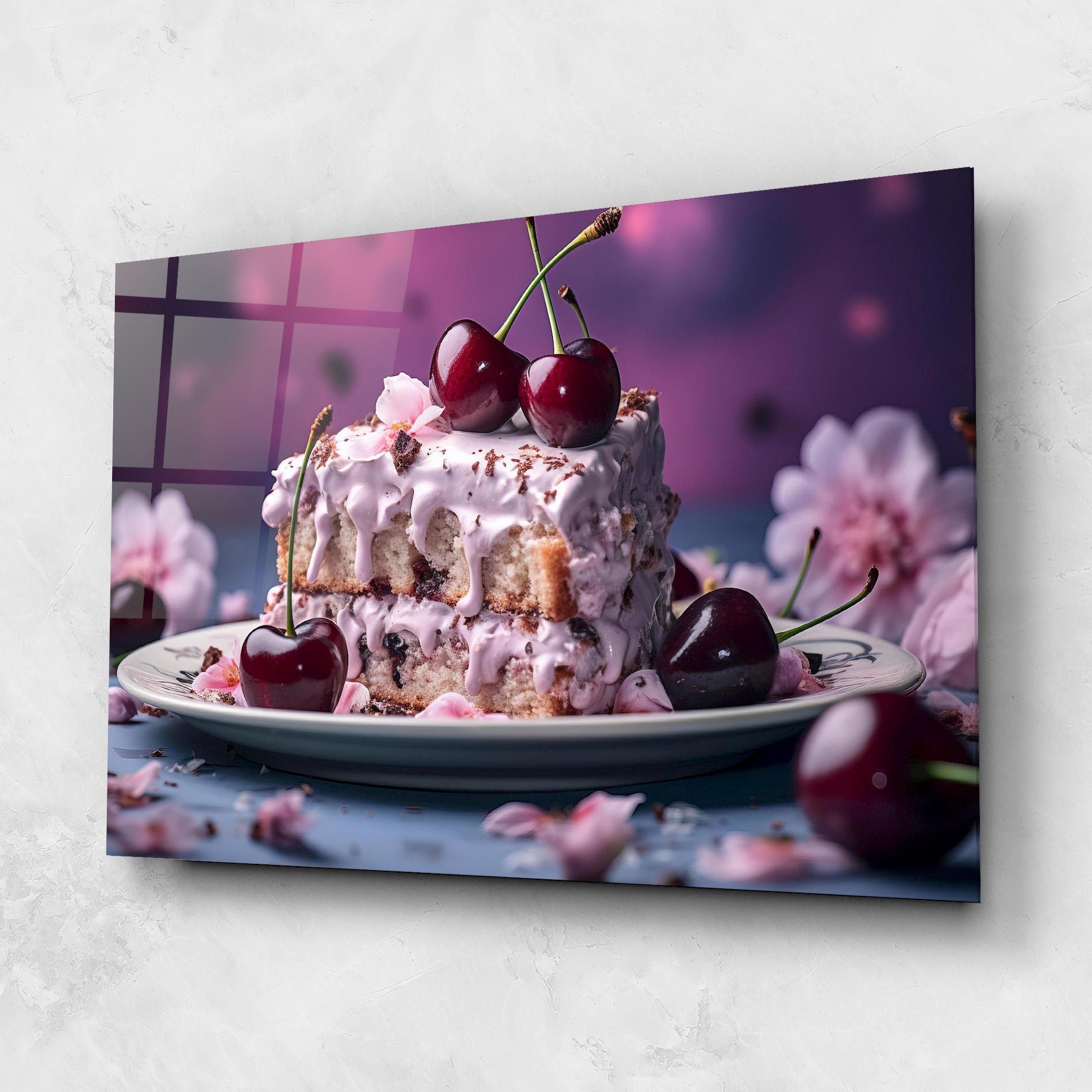 Cherries Plate mockup 1