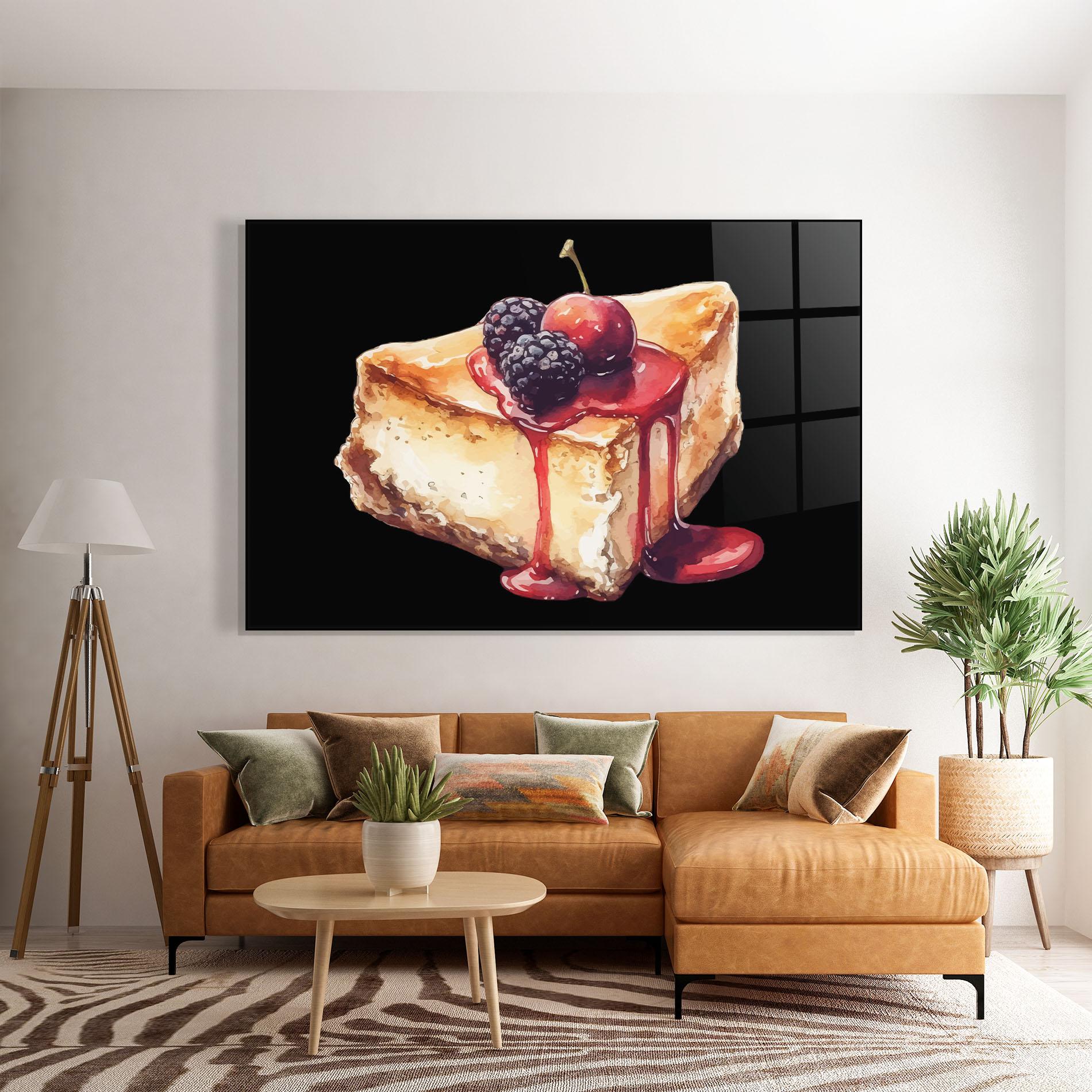 Tablou Sticla Berries Pie mockup 7