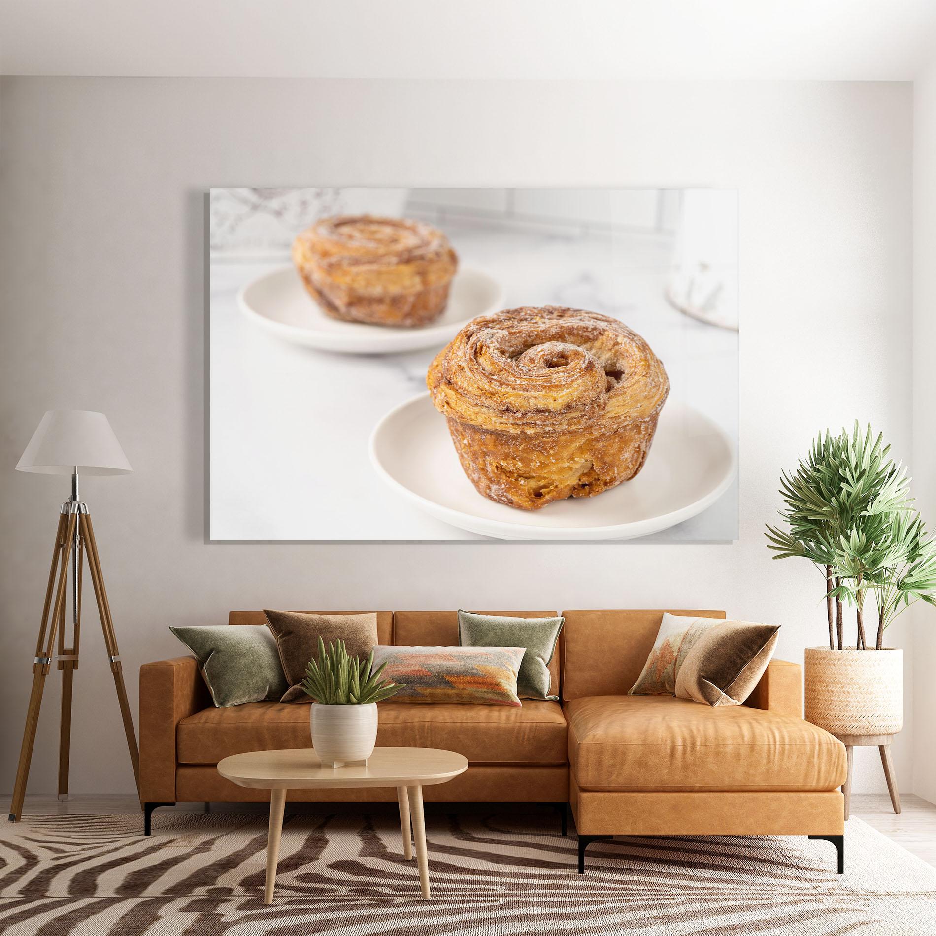 Tablou Sticla Cinnamon Roll mockup 7