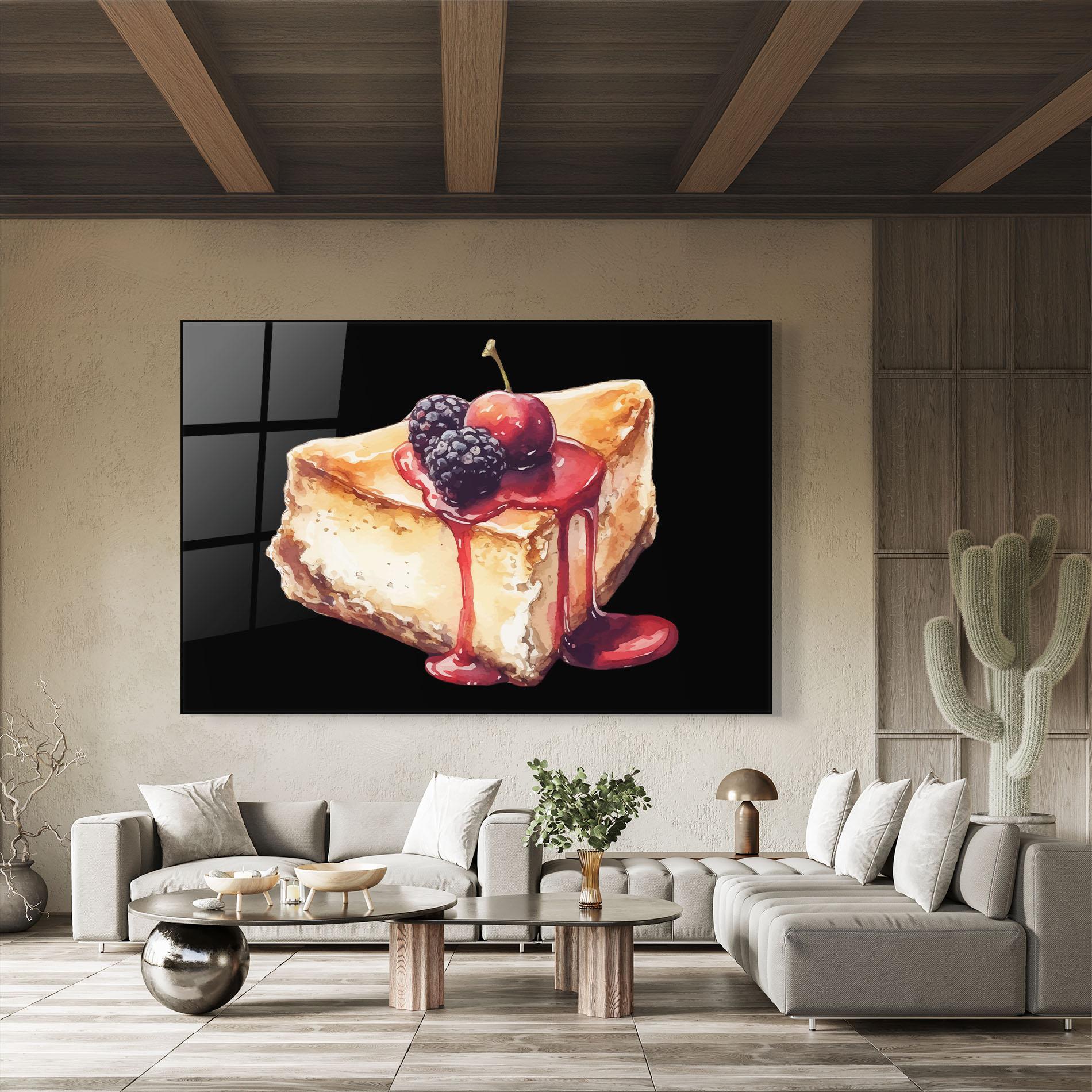 Tablou Sticla Berries Pie mockup 8