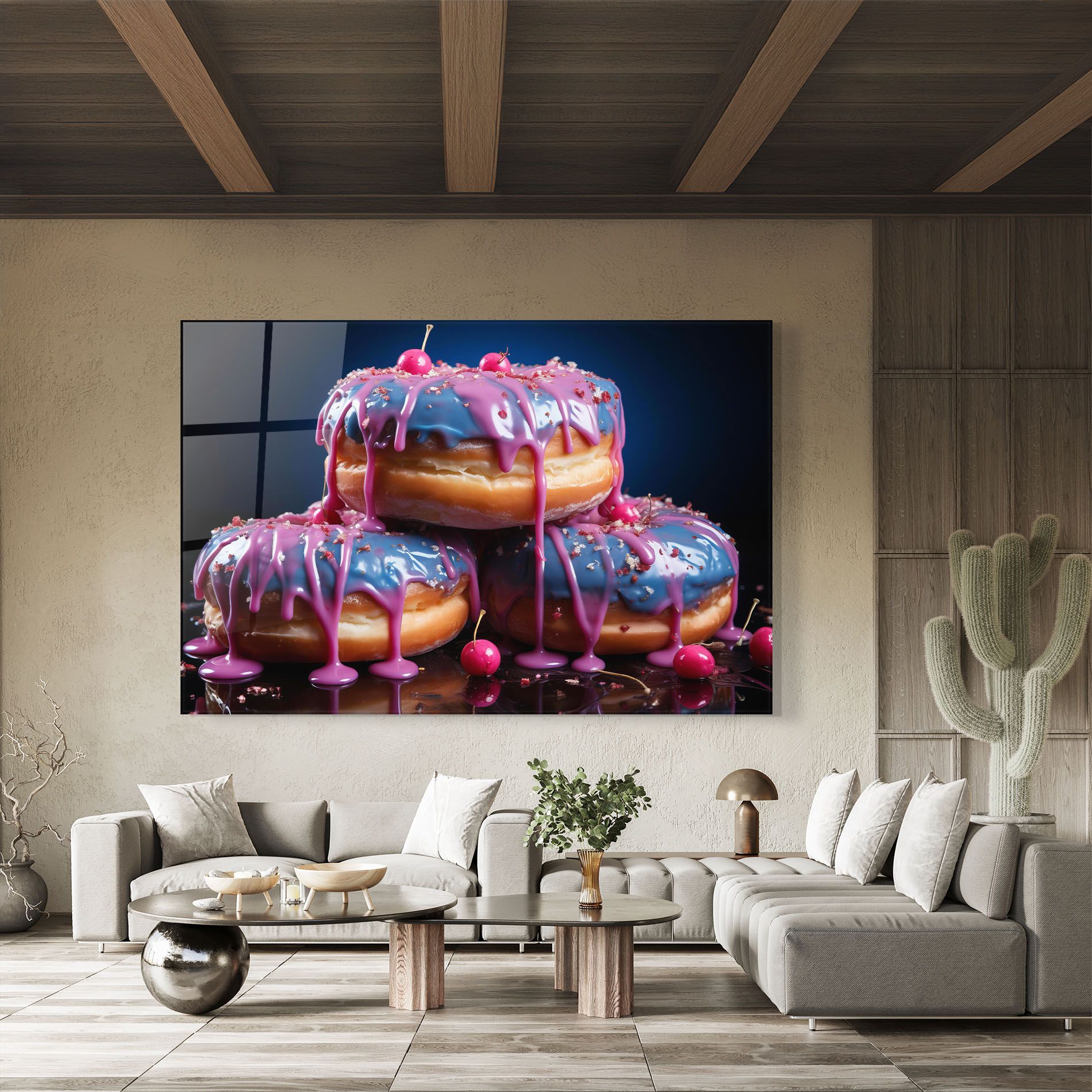 Blue Pink Donuts mockup 8