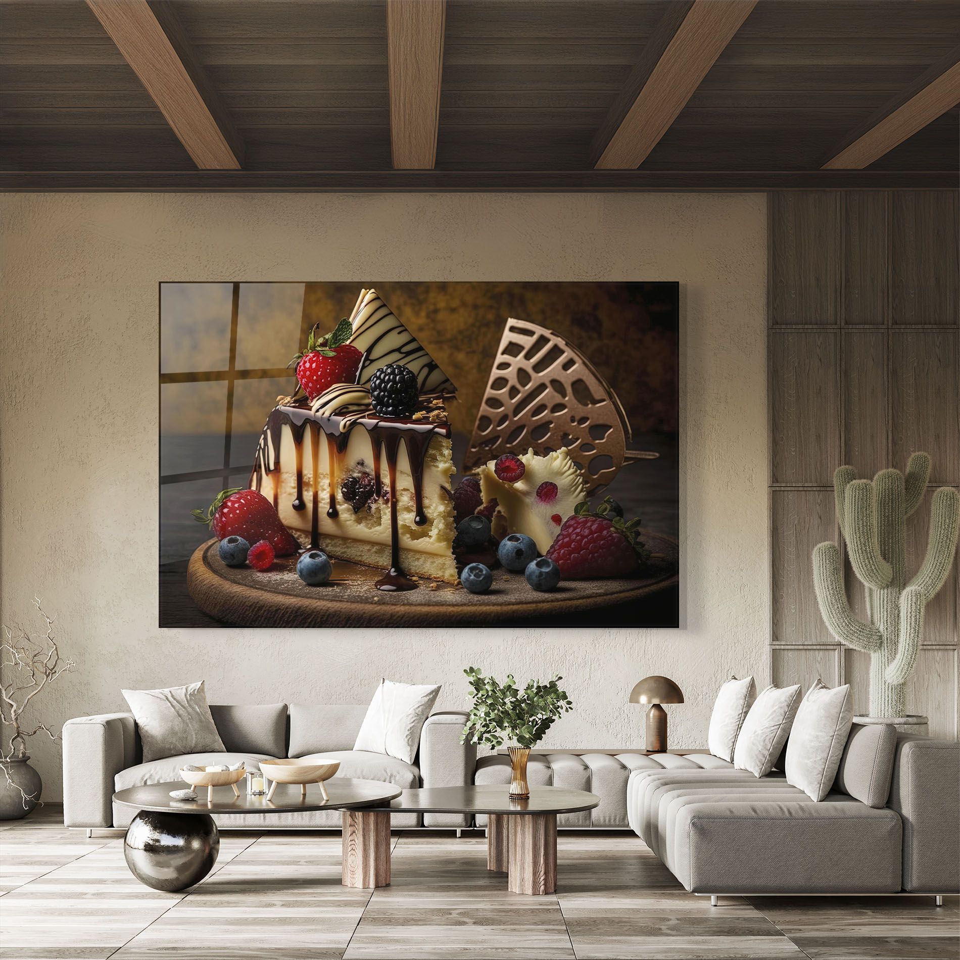 Cheesecake Chocolate mockup 8