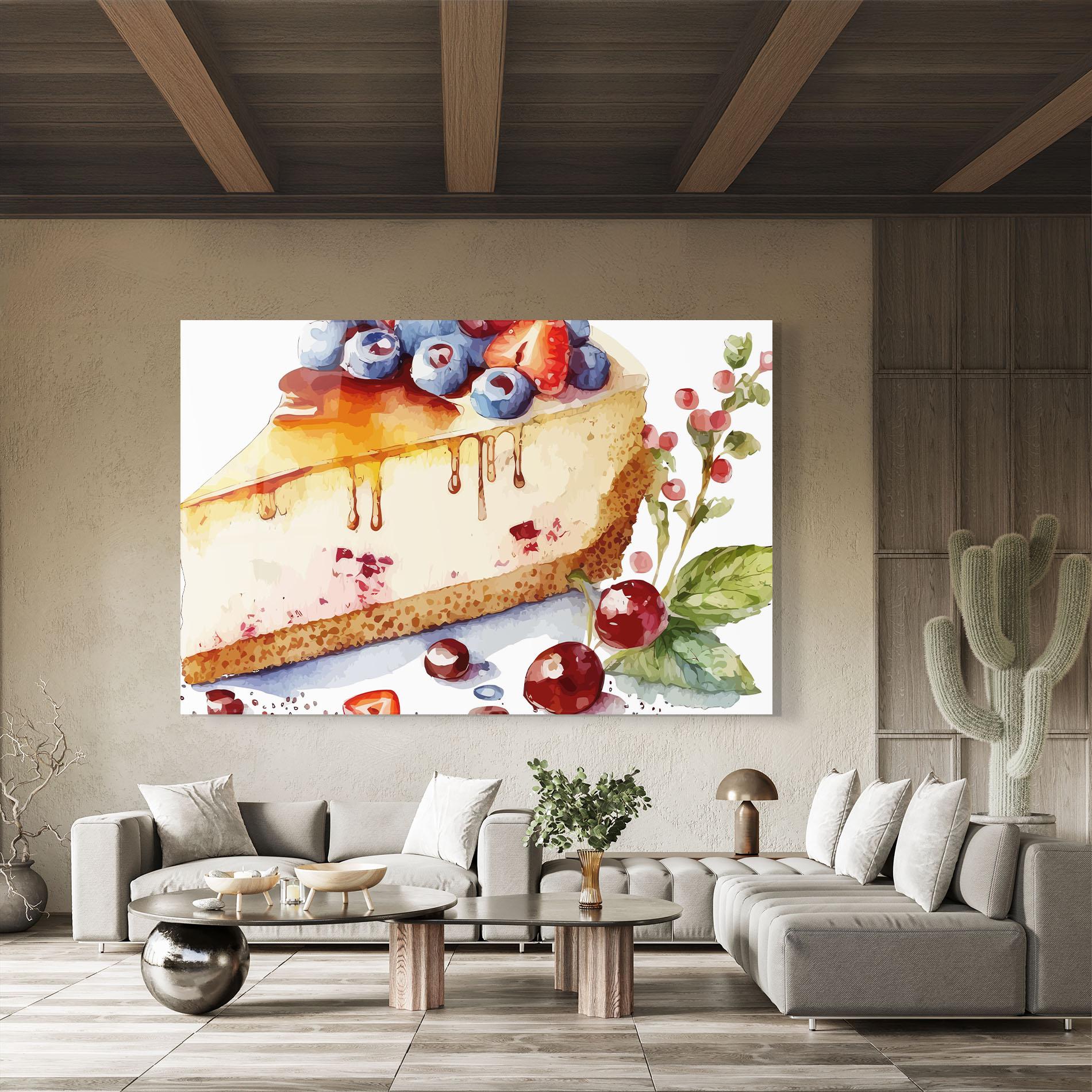 Tablou Sticla Cheesecake mockup 8