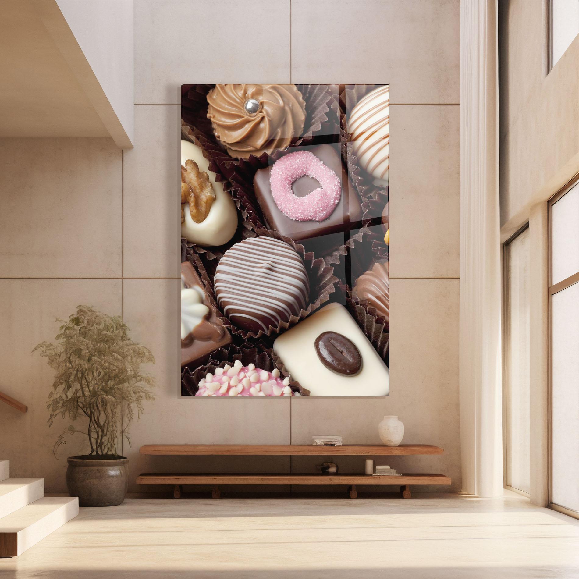 Tablou Sticla Chocolate Bonbons mockup 8