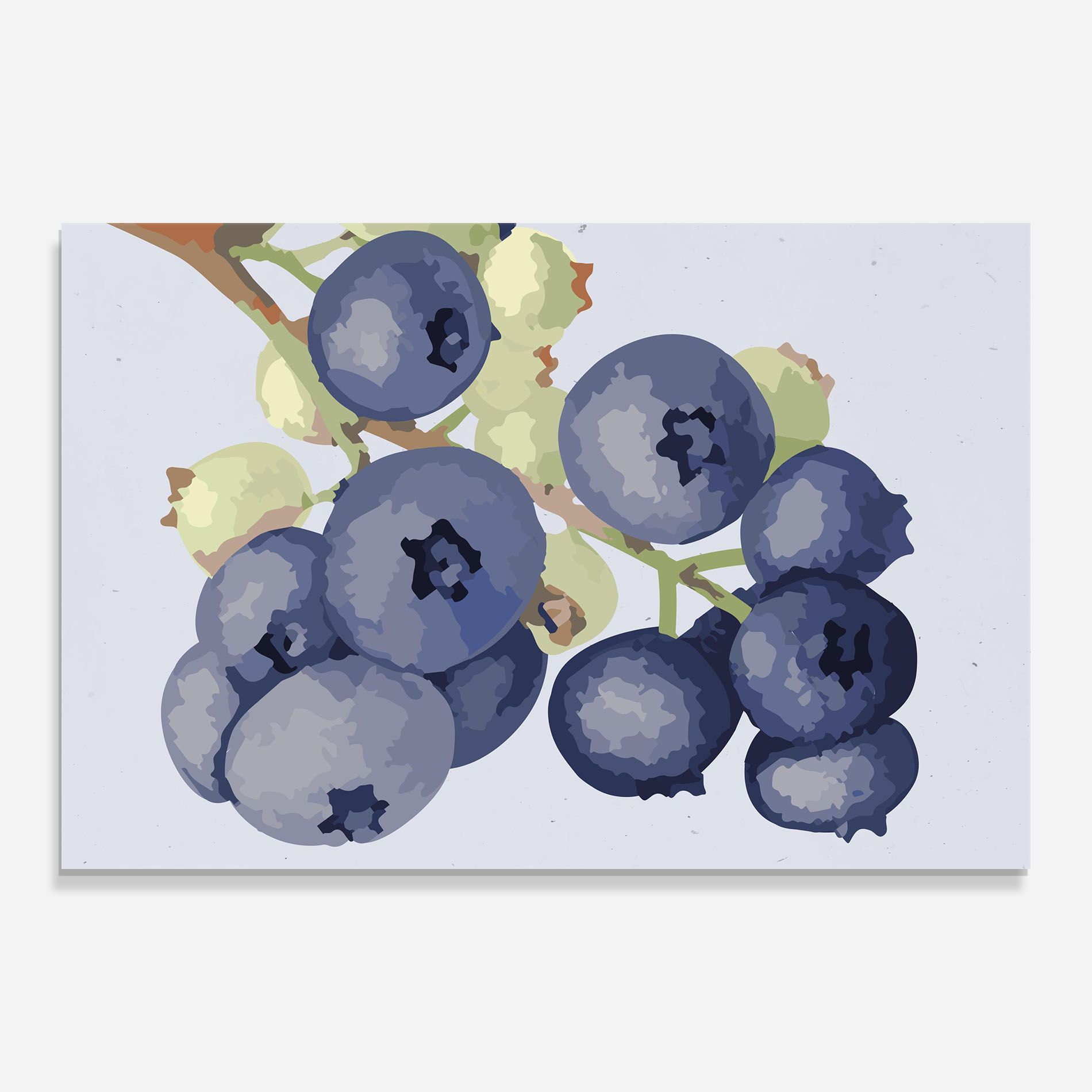 Blueberries Art mockup 0
