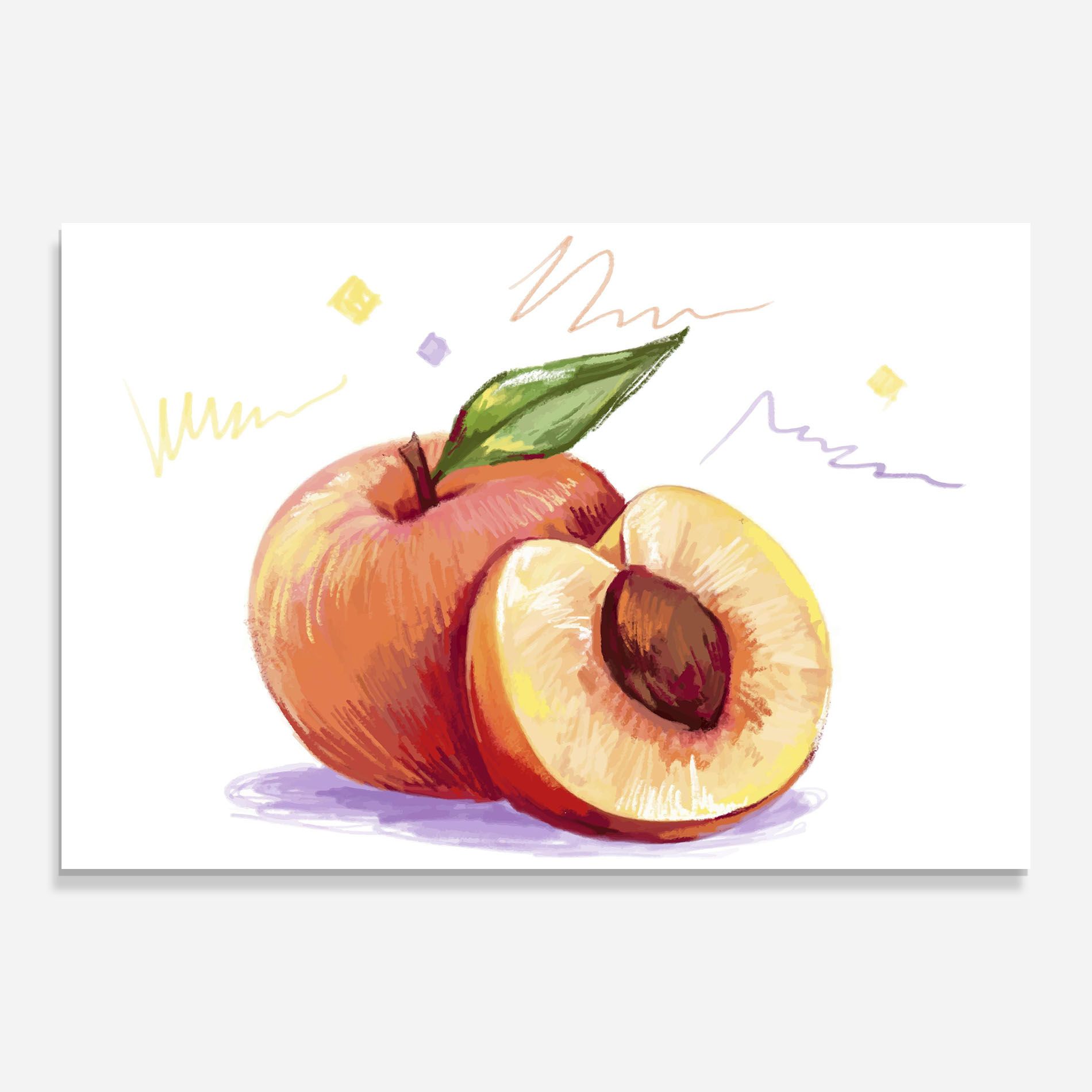 Hand Drawn Fruit mockup 0