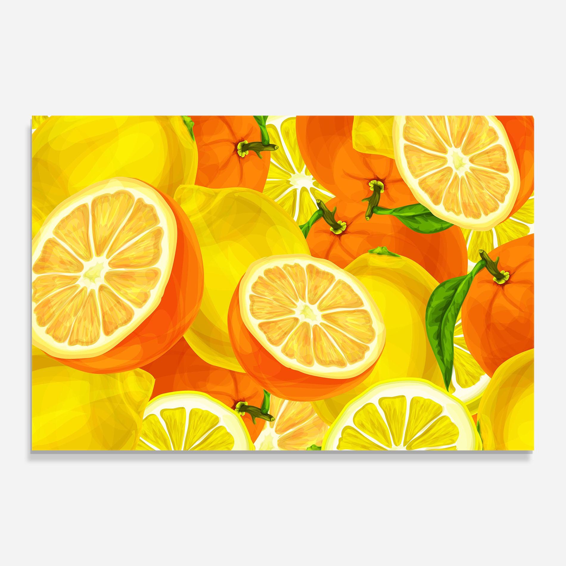Tablou Sticla Juicy Orange mockup 0