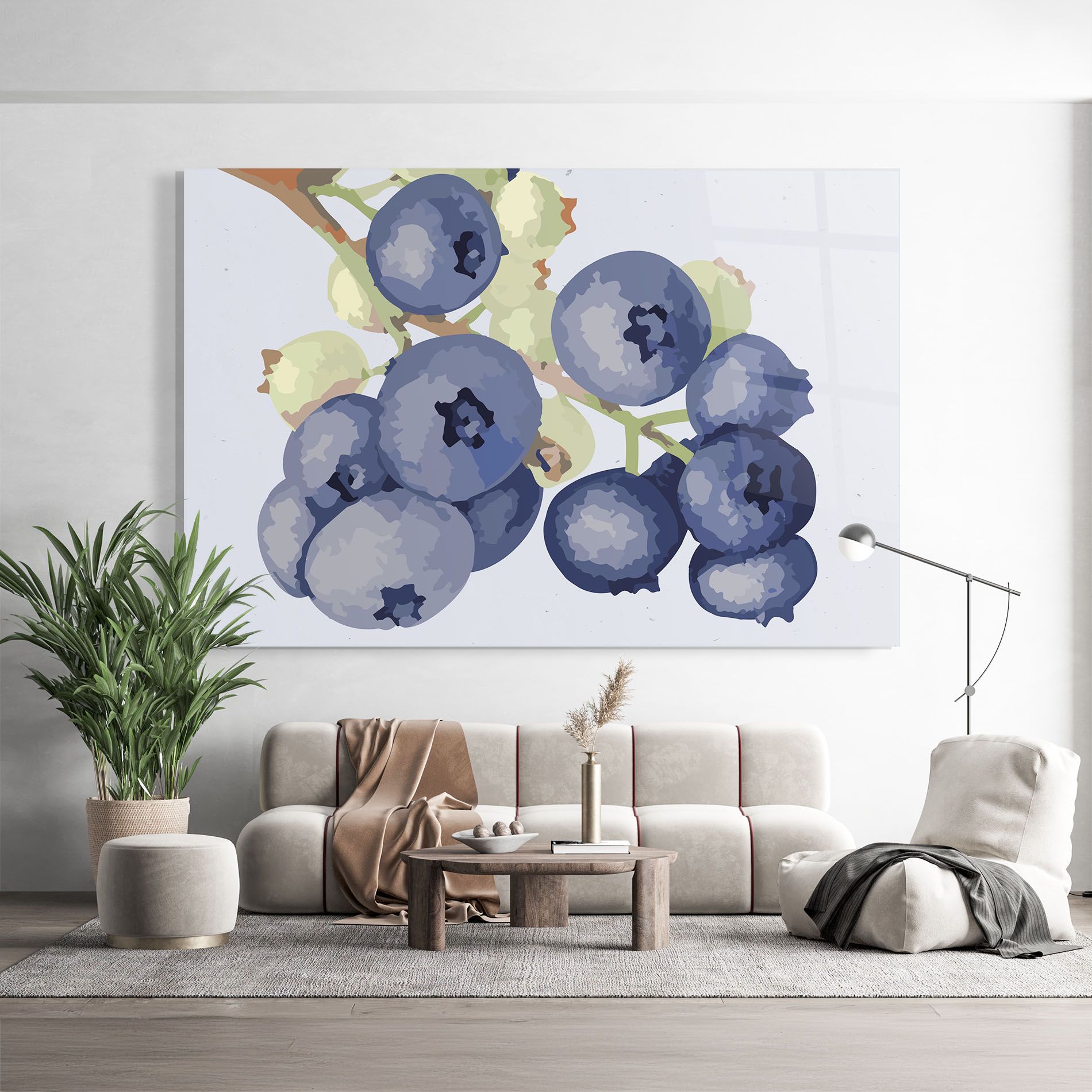 Blueberries Art mockup 9