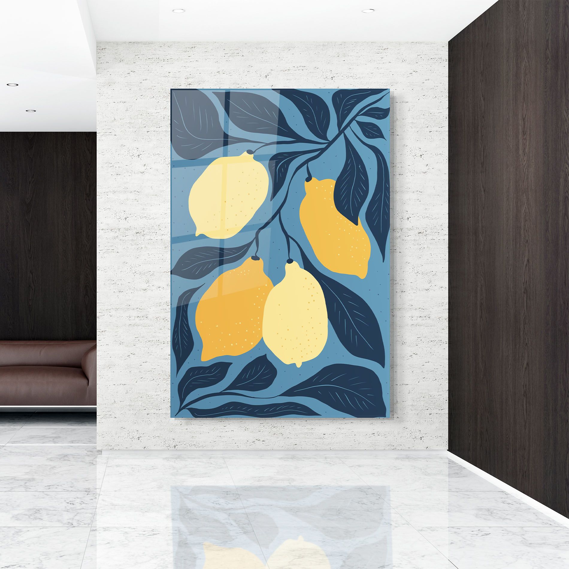 Lemon On Blue mockup 9