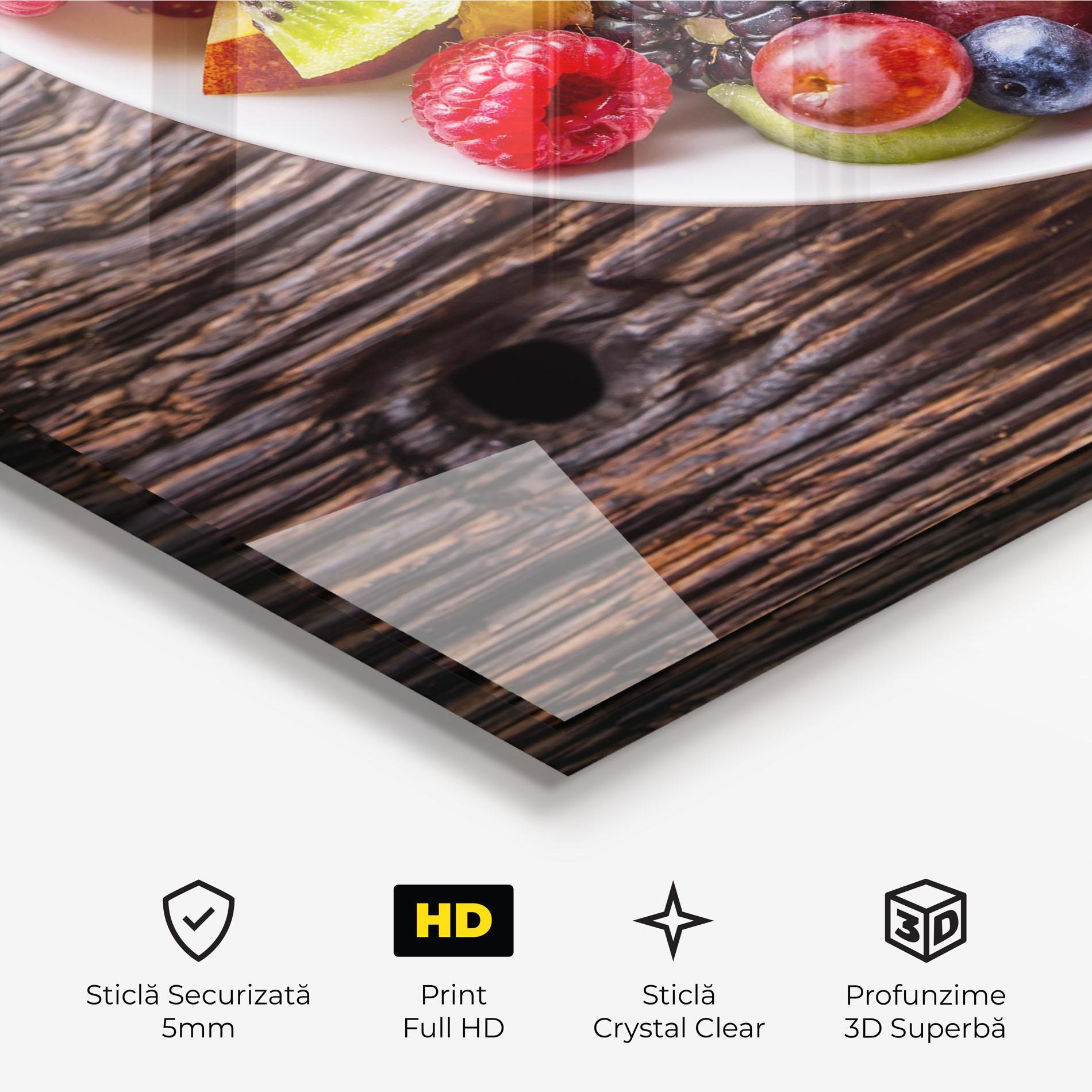 Tablou Sticla Fresh Fruit Salad mockup 3