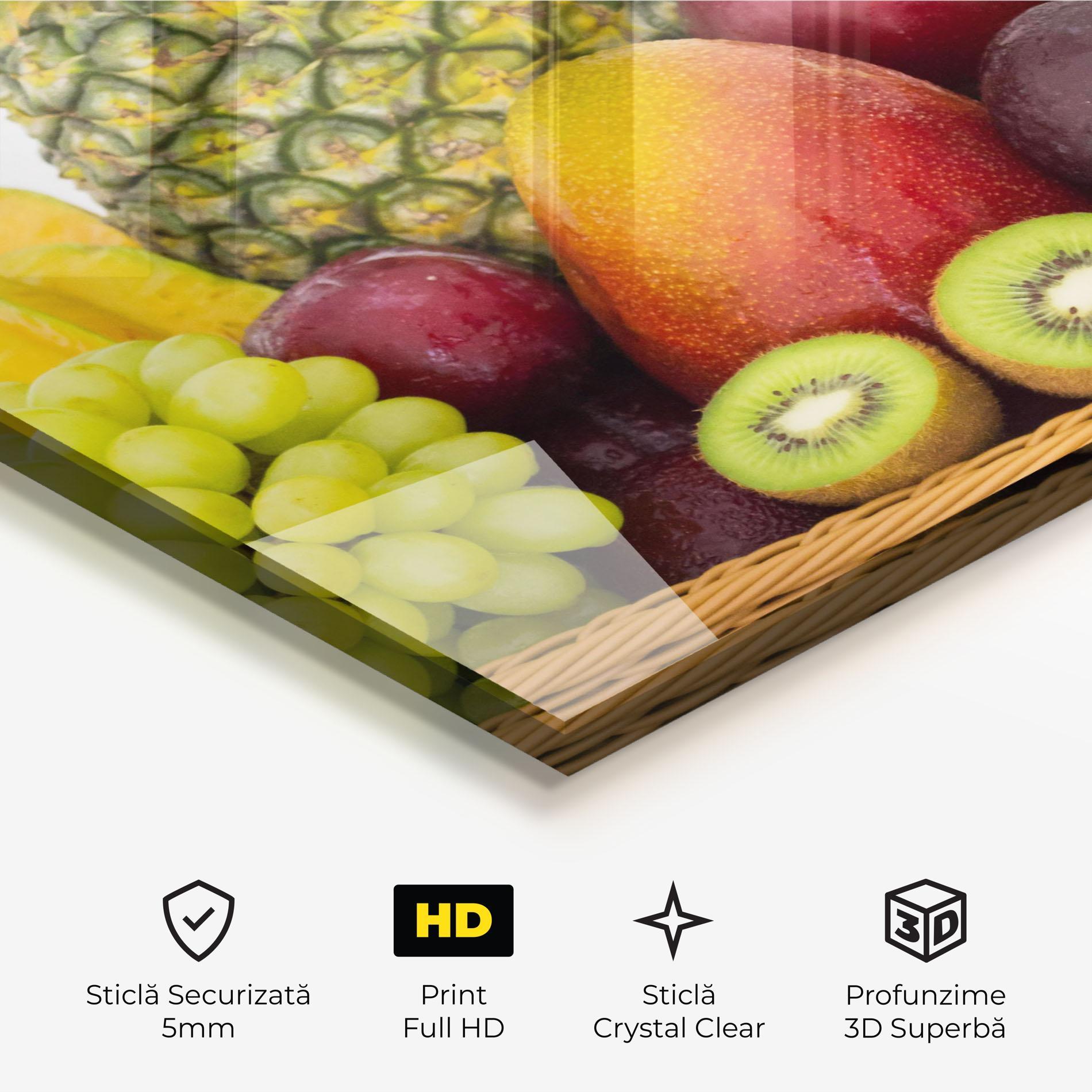 Tablou Sticla Fruit Basket mockup 3