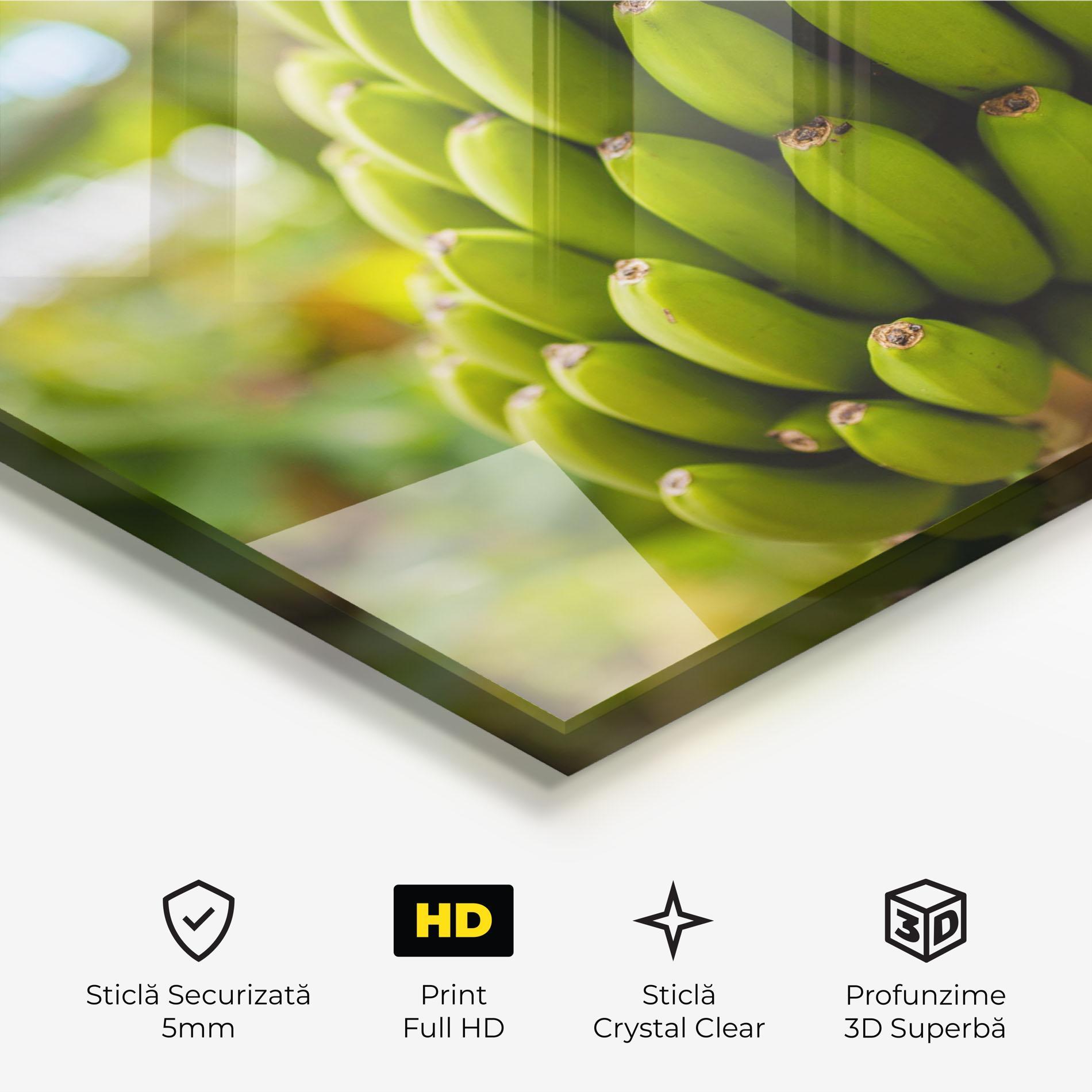 Tablou Sticla Green Banana mockup 3