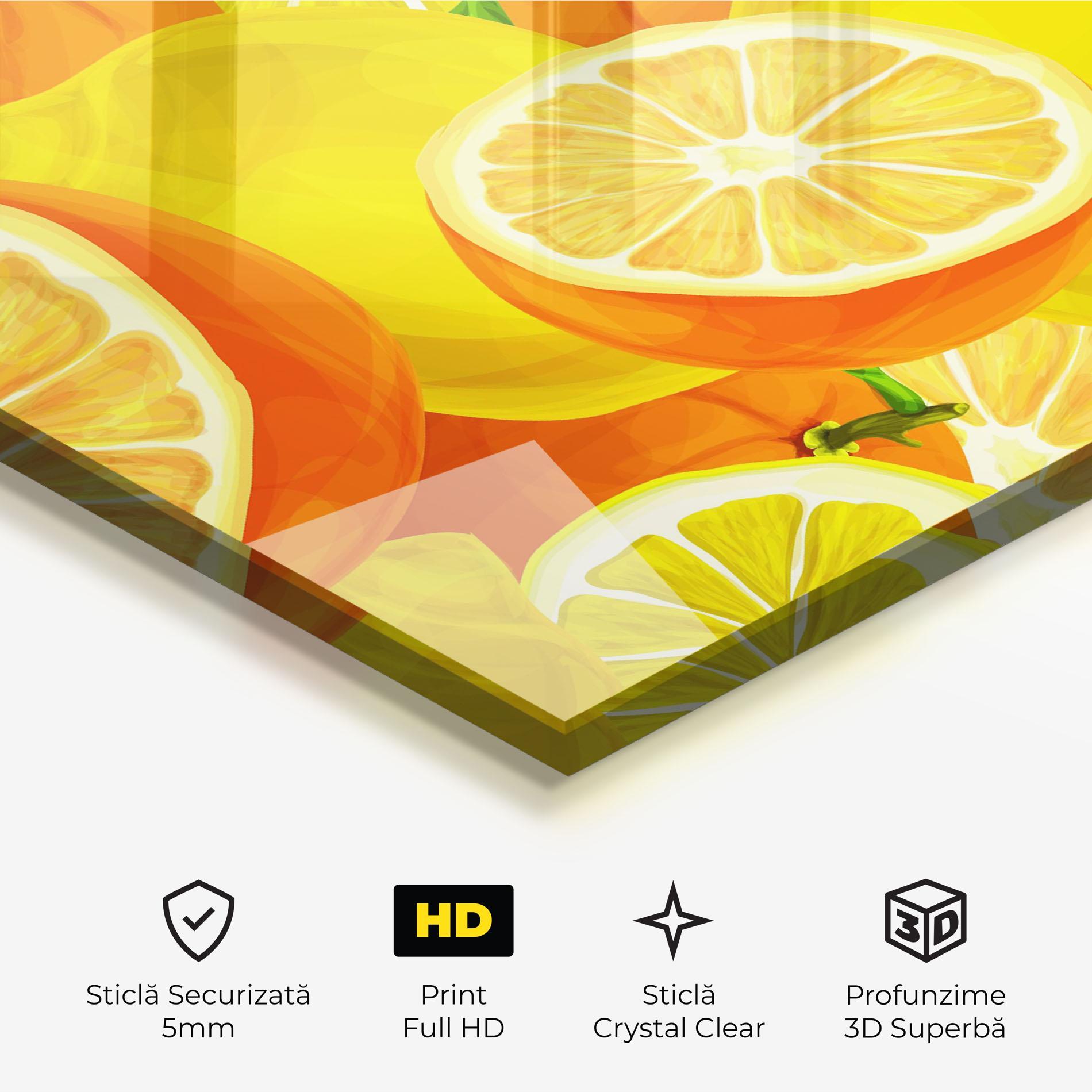 Tablou Sticla Juicy Orange mockup 3