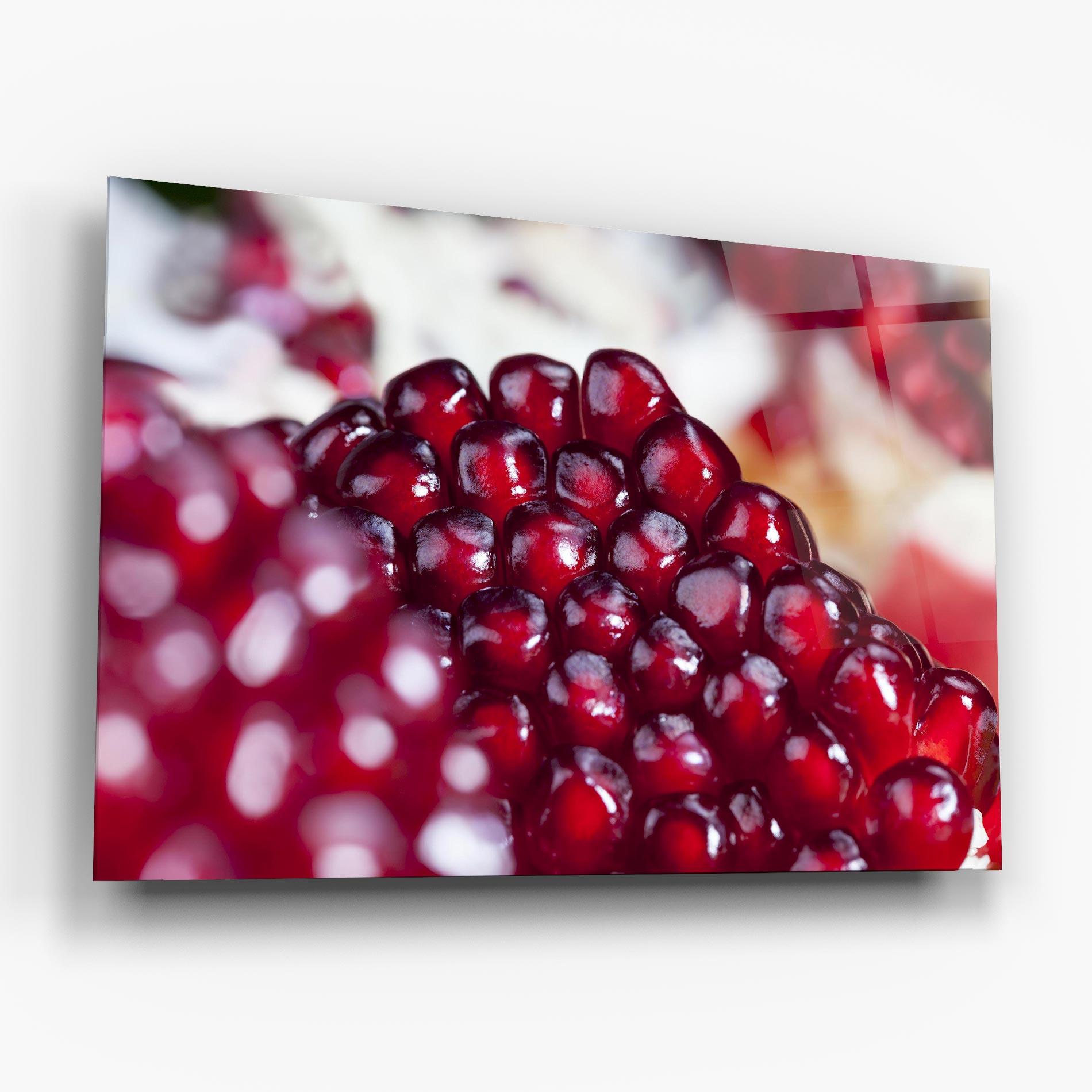 Tablou Sticla Close Up Pomegranate mockup 6