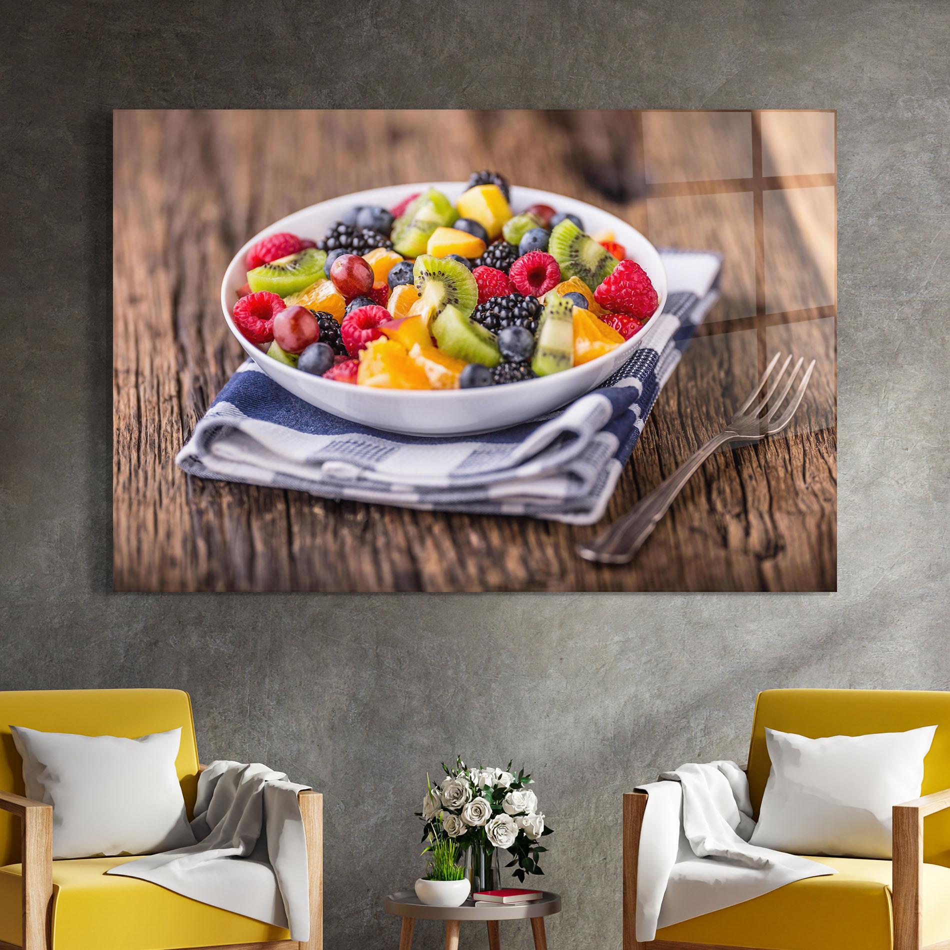 Tablou Sticla Fruit Salad mockup 4