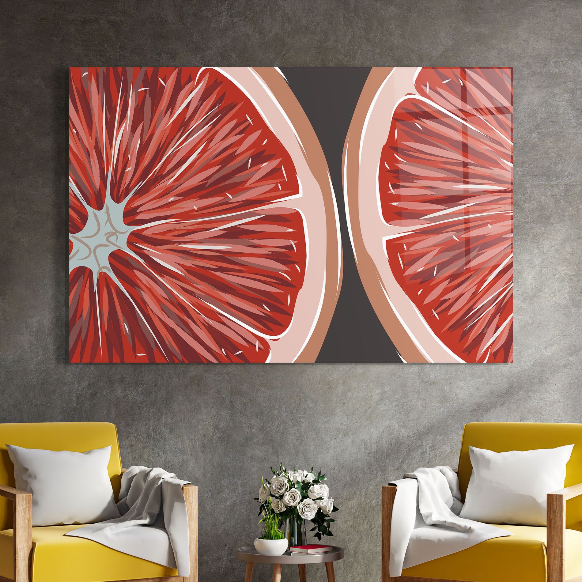 Grapefruit Close Up mockup 4