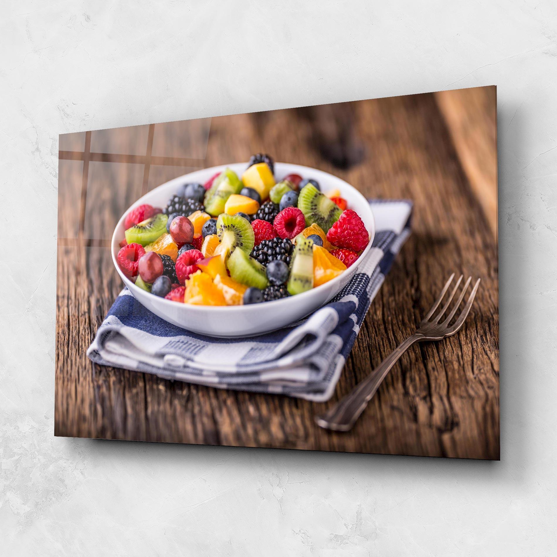 Tablou Sticla Fruit Salad mockup 1