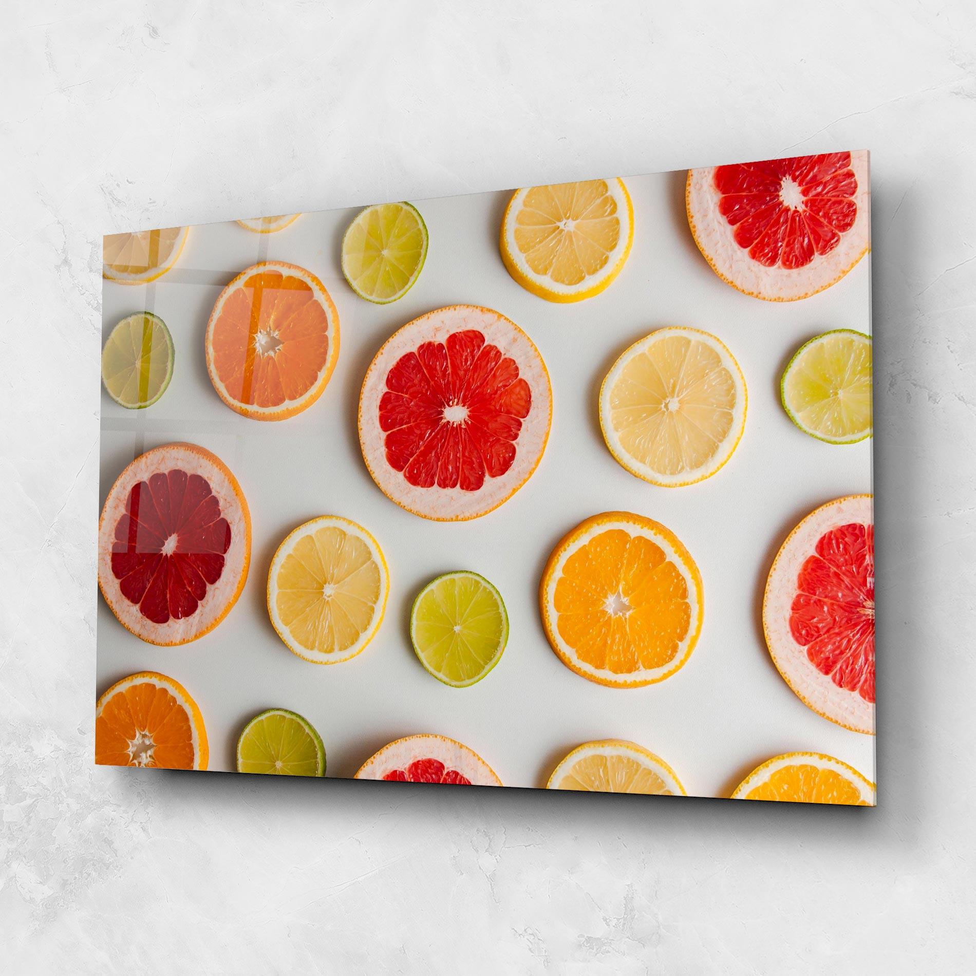 Tablou Sticla Grapefruit Mix mockup 1