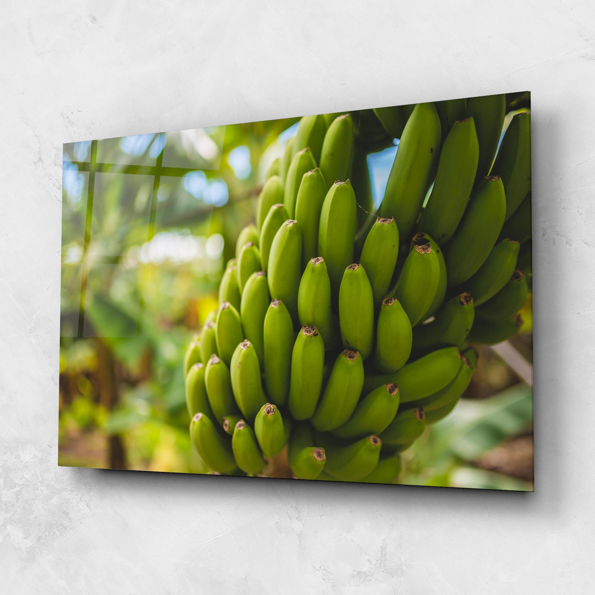 Tablou Sticla Green Banana mockup 1