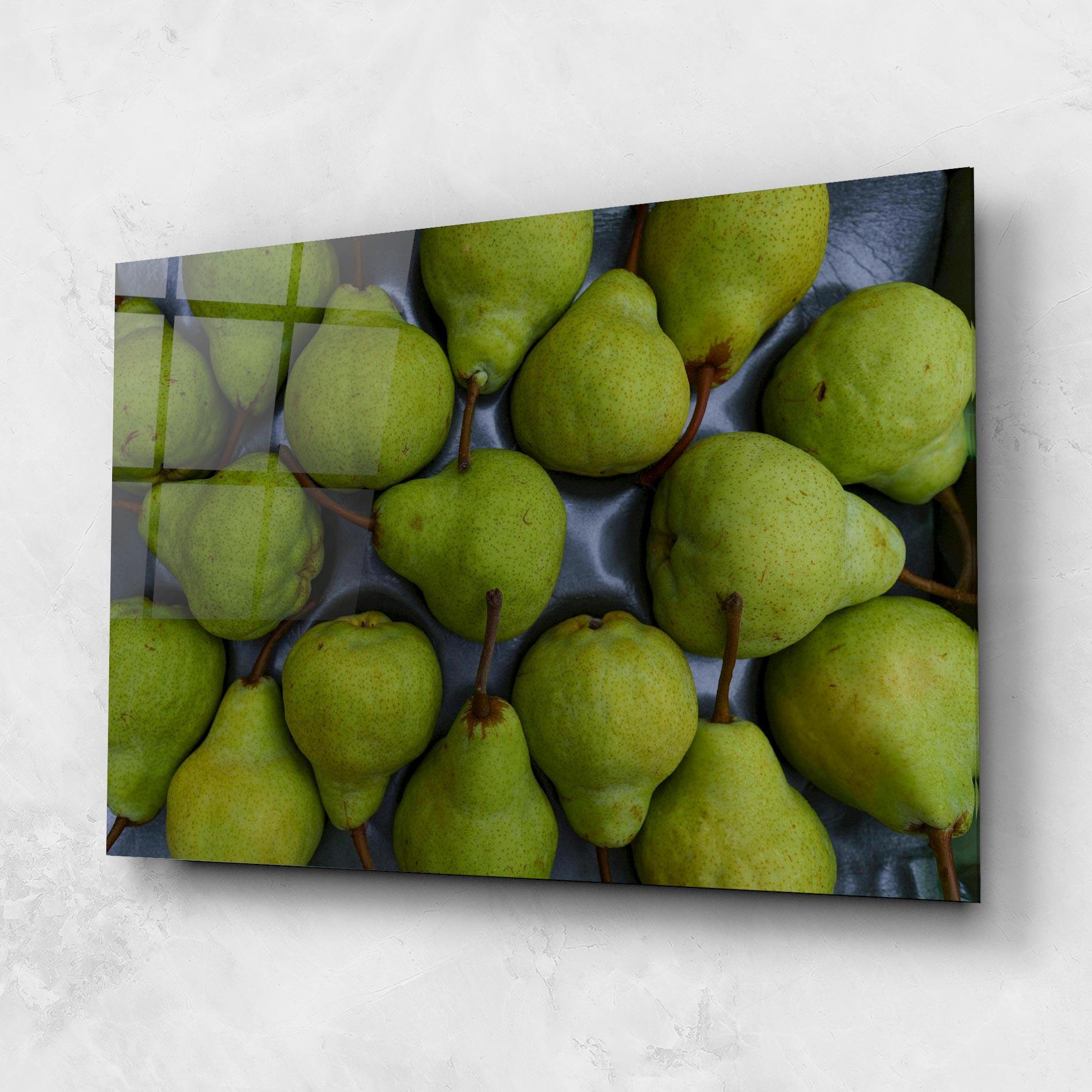 Tablou Sticla Green Pear mockup 1