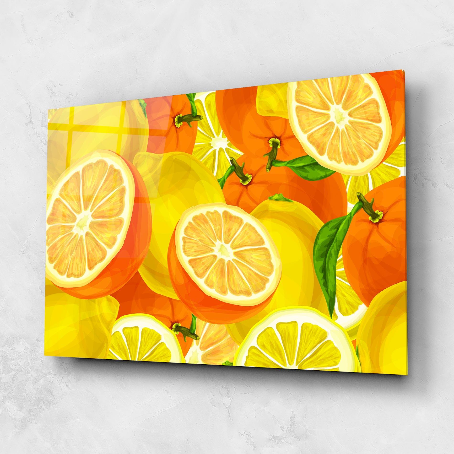 Tablou Sticla Juicy Orange mockup 1