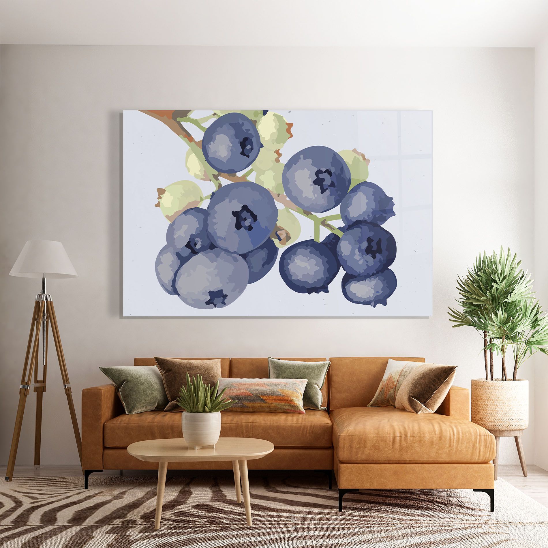 Blueberries Art mockup 7