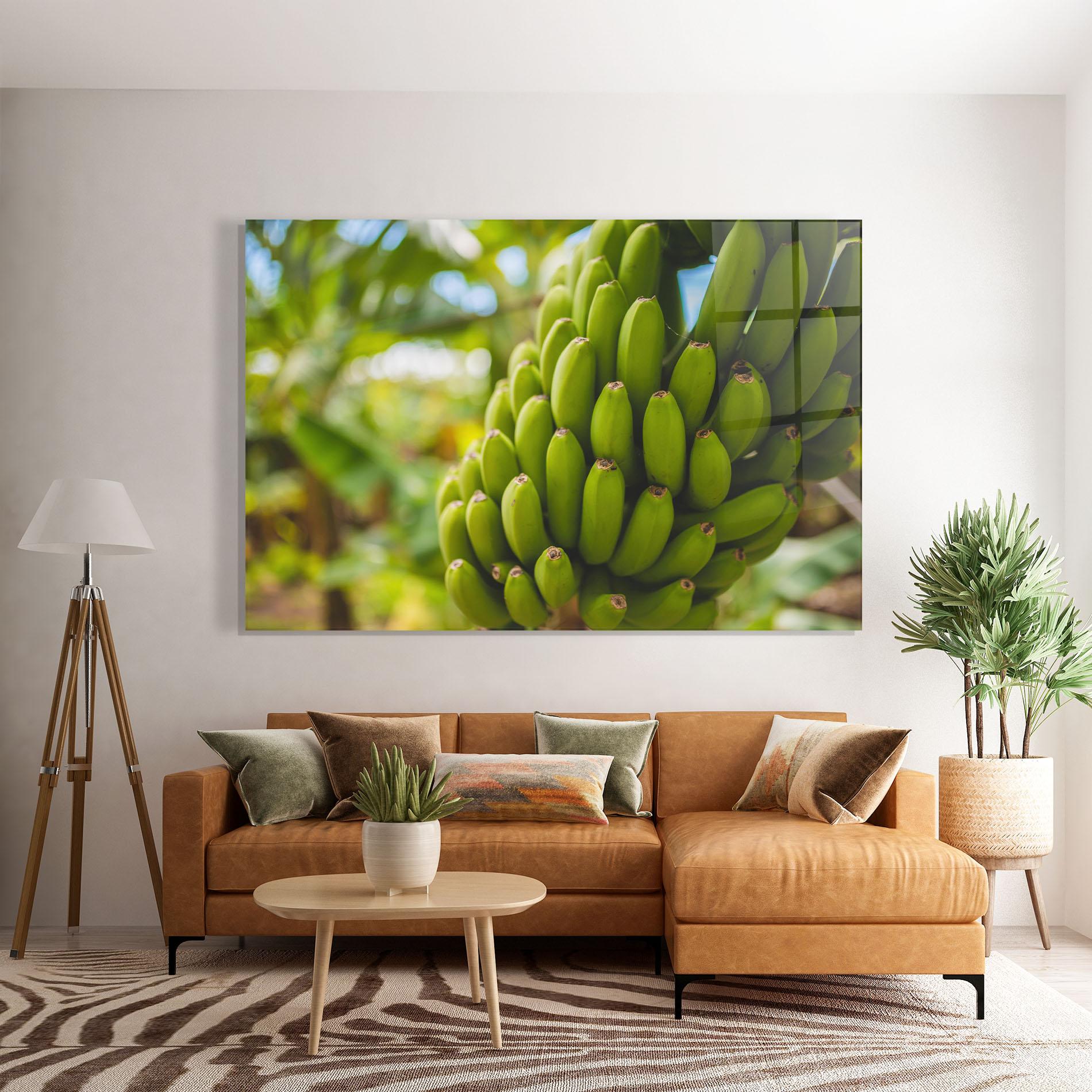 Tablou Sticla Green Banana mockup 7