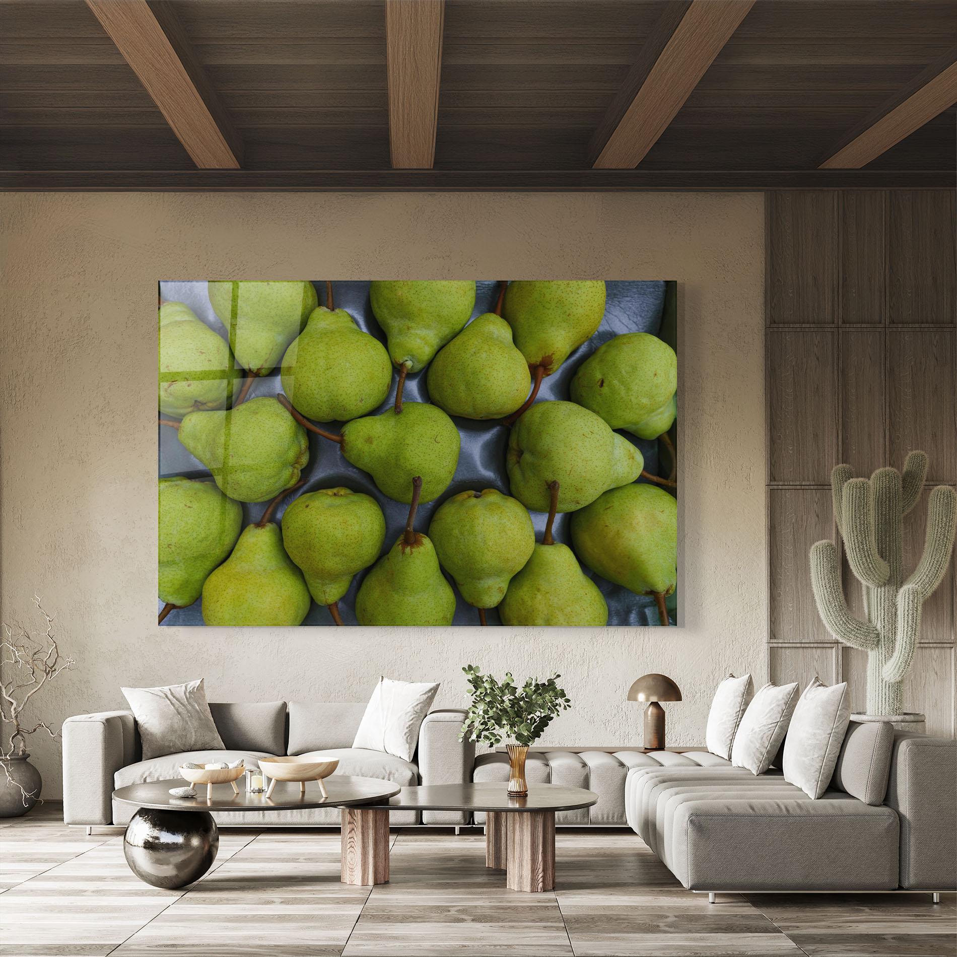 Tablou Sticla Green Pear mockup 8