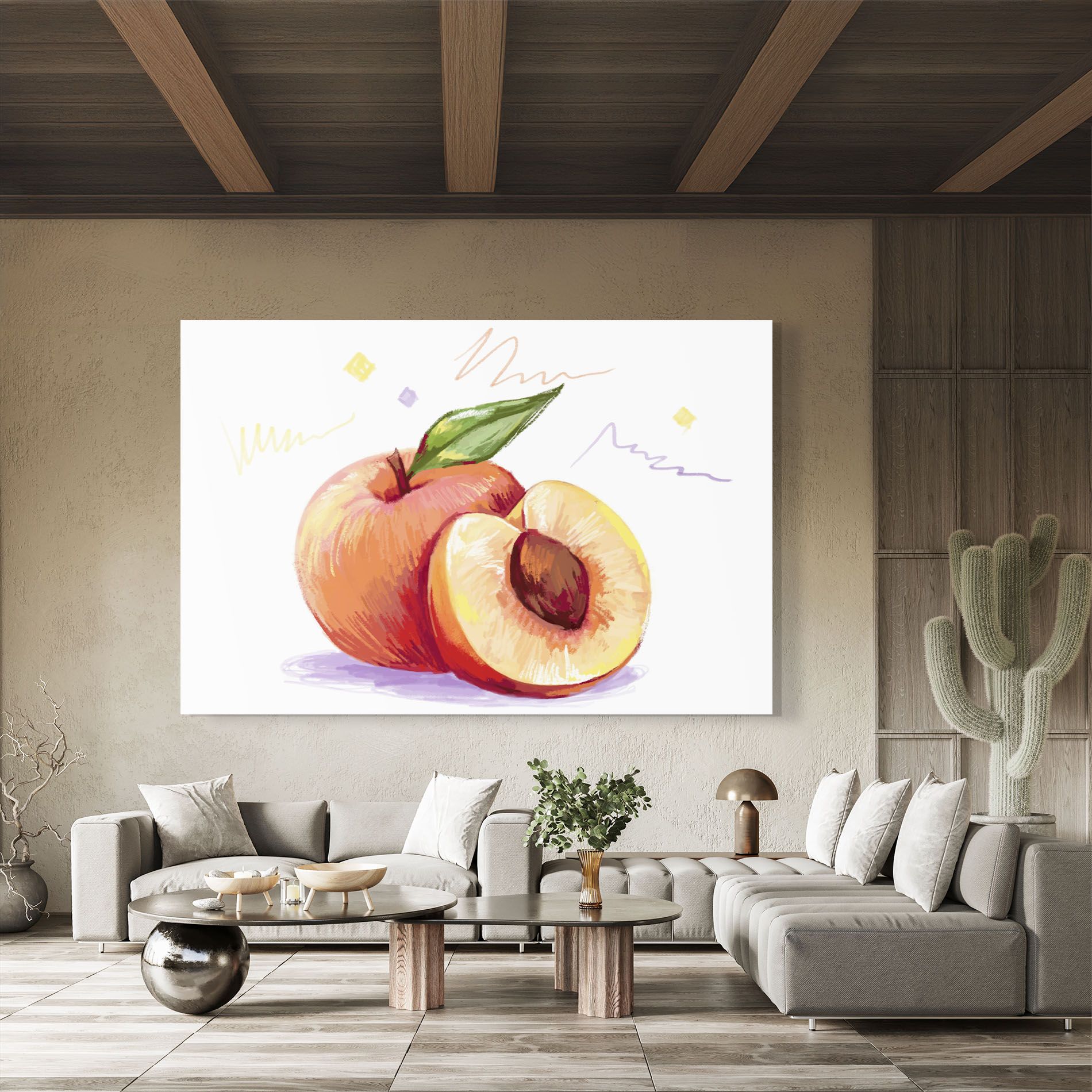 Hand Drawn Fruit mockup 8