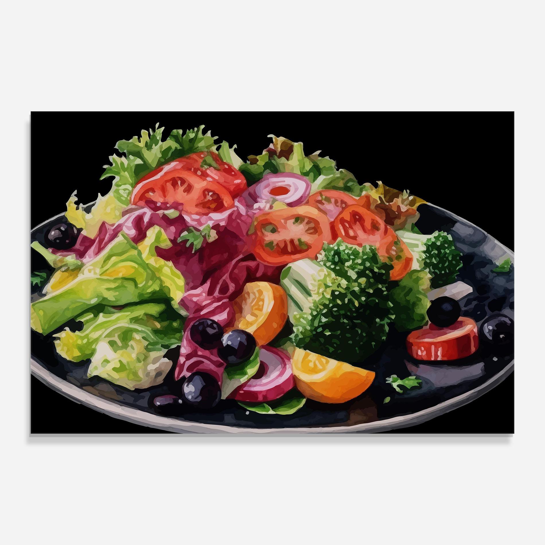 Tablou Sticla Healthy Tomato Food mockup 0