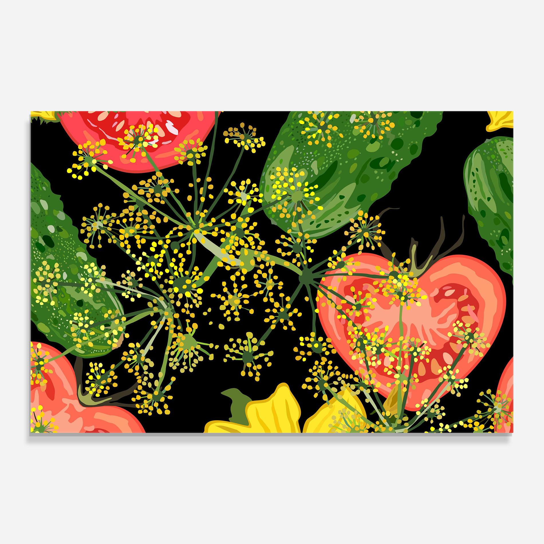 Tablou Sticla Heart Tomato mockup 0