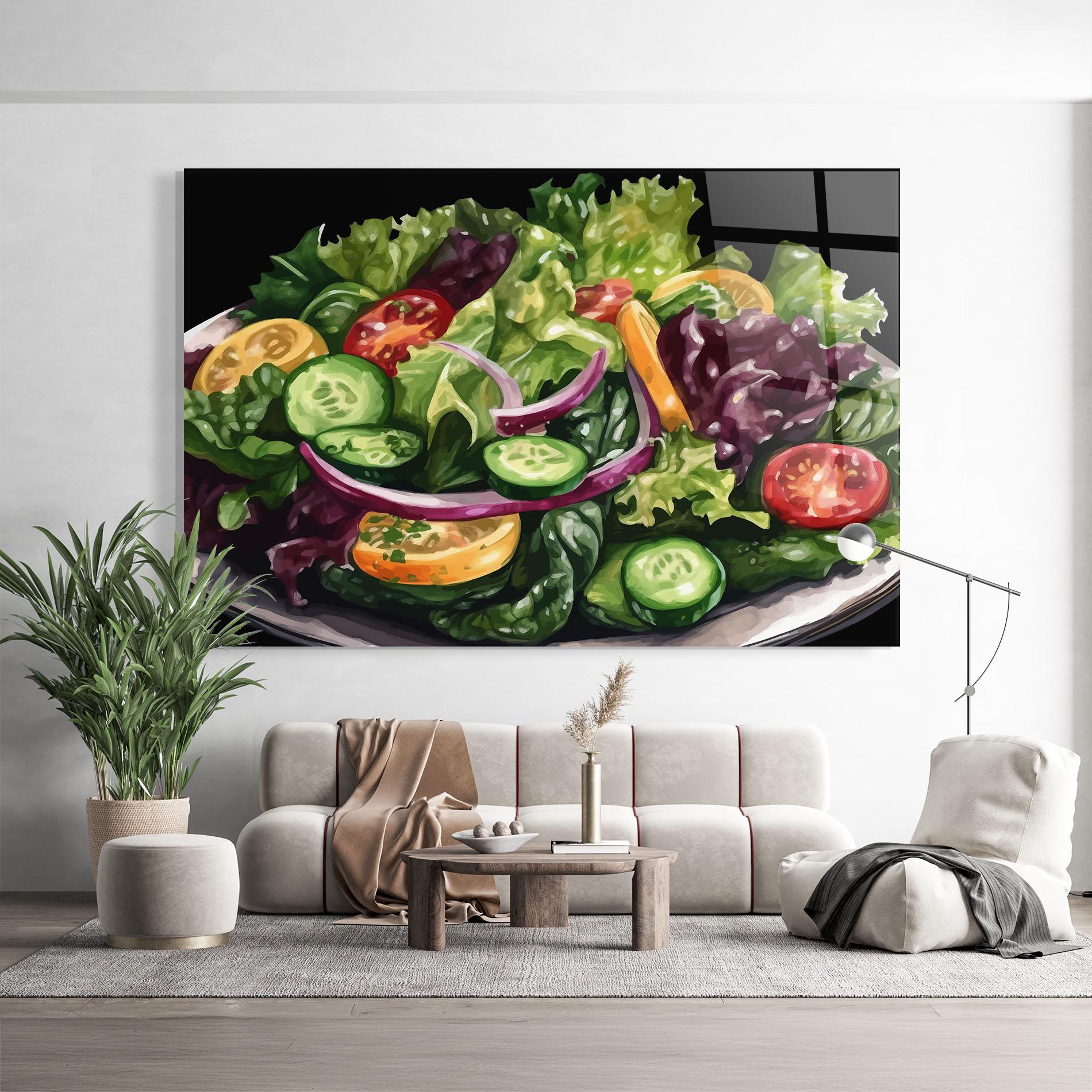 Tablou Sticla Cucumber Salad mockup 9