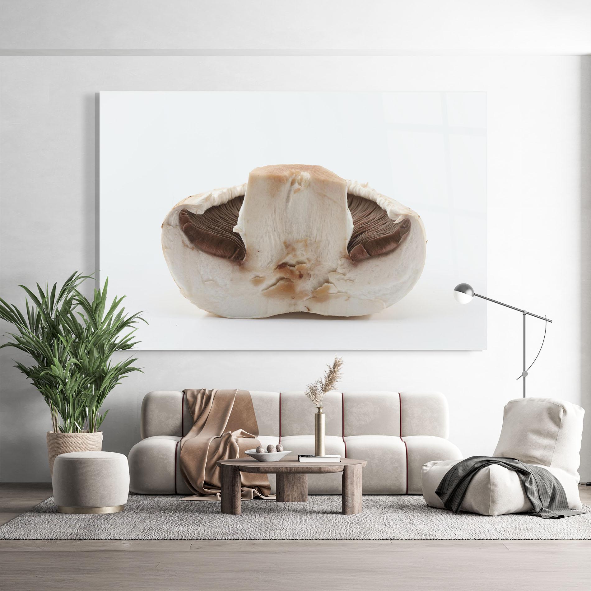 Tablou Sticla Cut Mushroom mockup 9