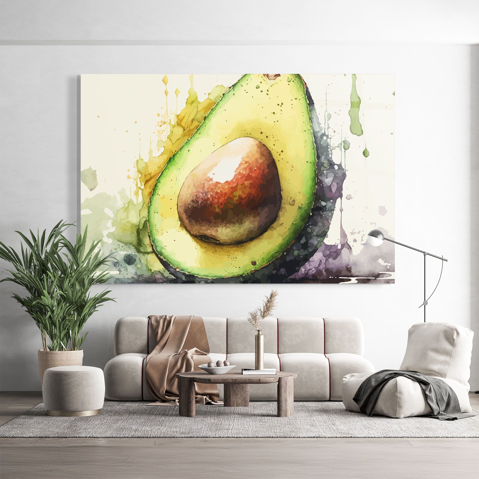 Green Avocado Art mockup 9